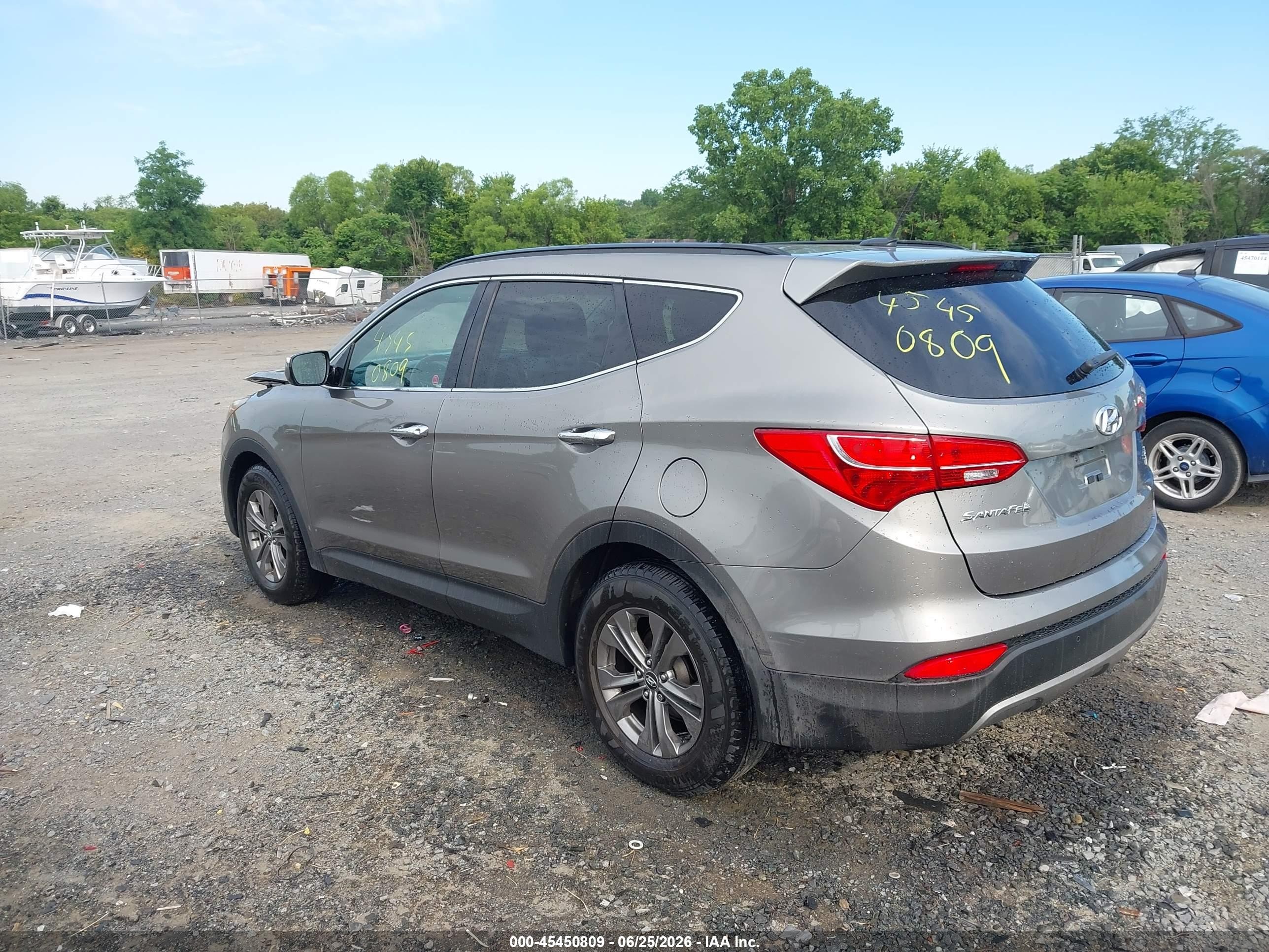 2014 Hyundai Santa Fe Sport 2.4 Luxury Gray vin: 5XYZUDLB1EG179635