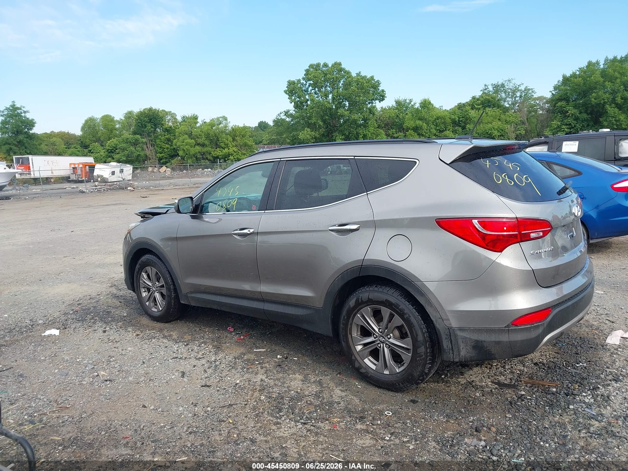 2014 Hyundai Santa Fe Sport 2.4 Luxury Gray vin: 5XYZUDLB1EG179635