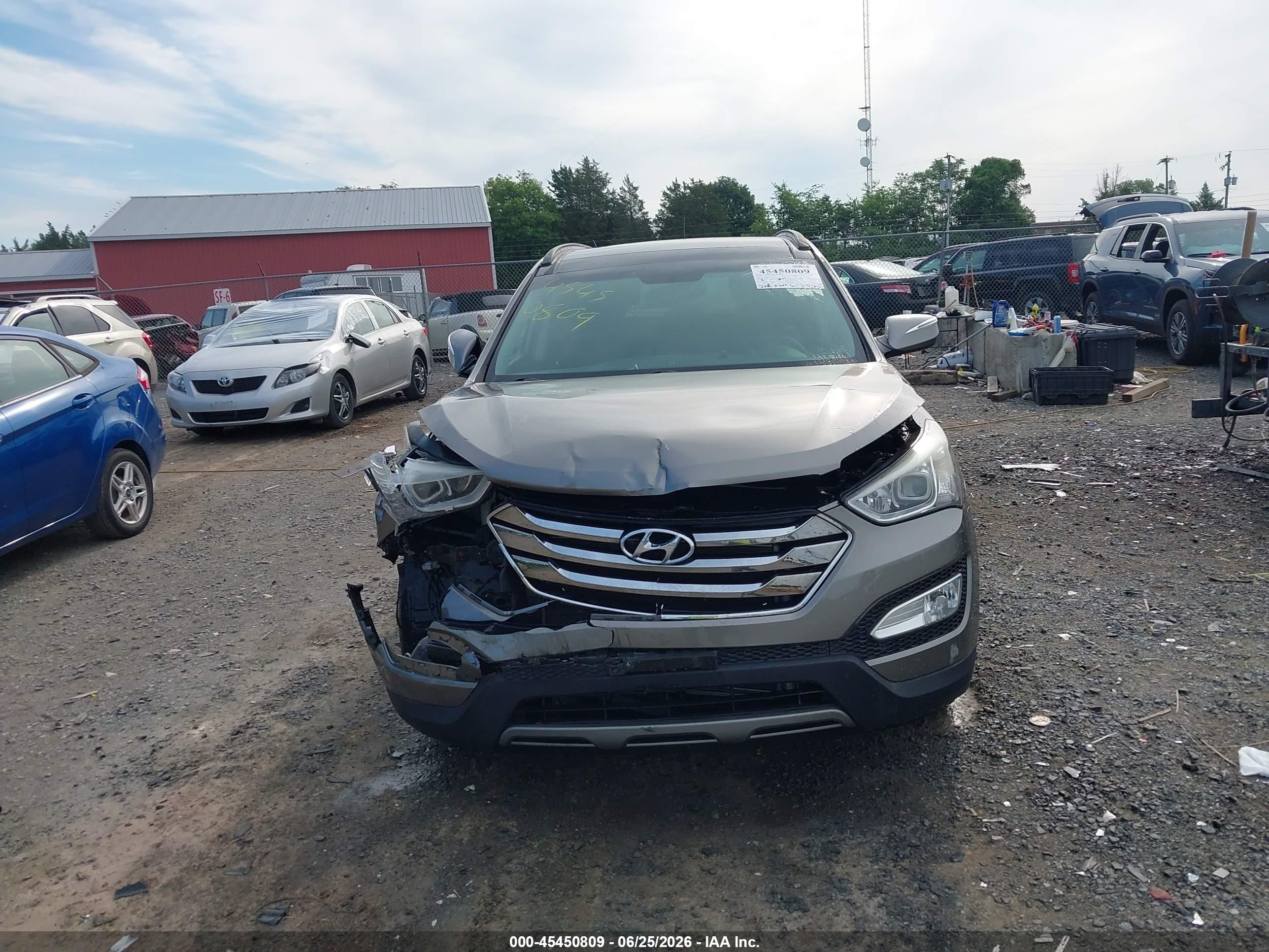 2014 Hyundai Santa Fe Sport 2.4 Luxury Gray vin: 5XYZUDLB1EG179635