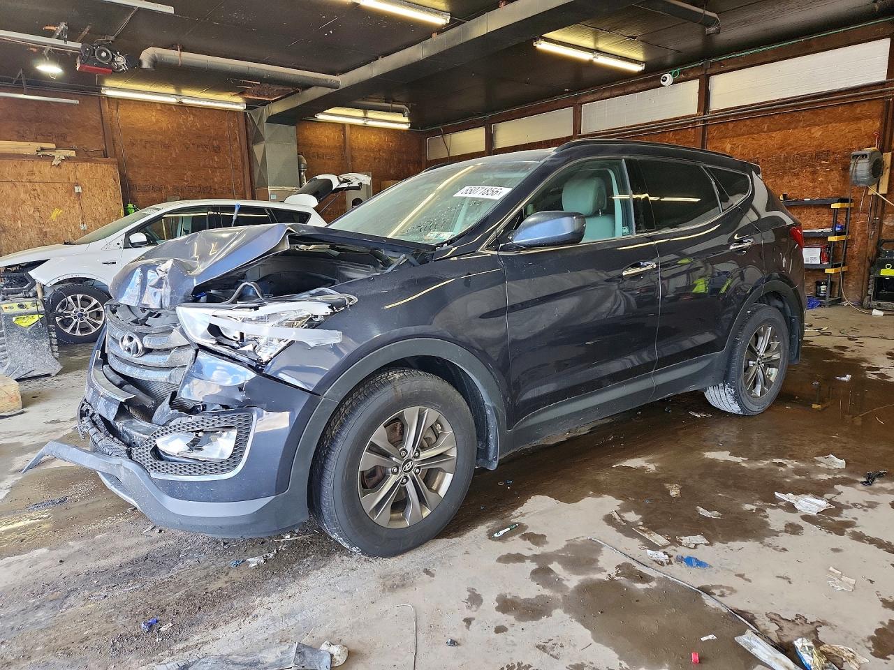 2014 Hyundai Santa Fe Sport 2.4l Charcoal vin: 5XYZUDLB1EG210771