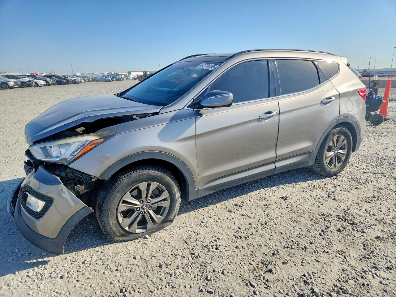 2015 Hyundai Santa Fe Sport 2.4l Gray vin: 5XYZUDLB1FG235655