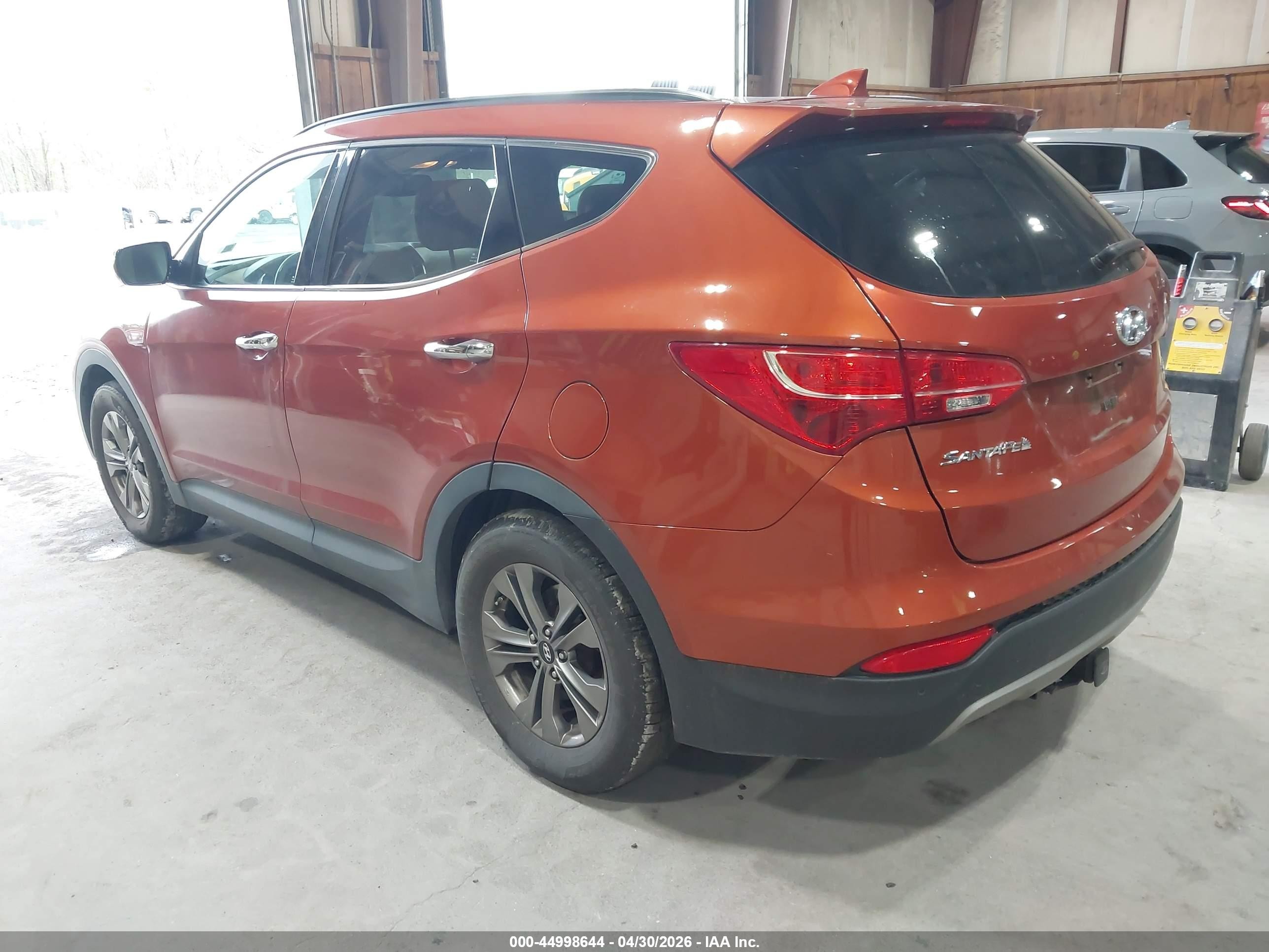 2015 Hyundai Santa Fe Sport 2.4l Orange vin: 5XYZUDLB1FG251841