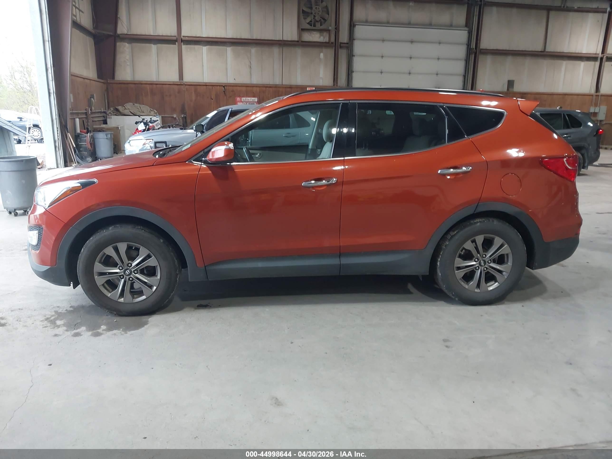 2015 Hyundai Santa Fe Sport 2.4l Orange vin: 5XYZUDLB1FG251841