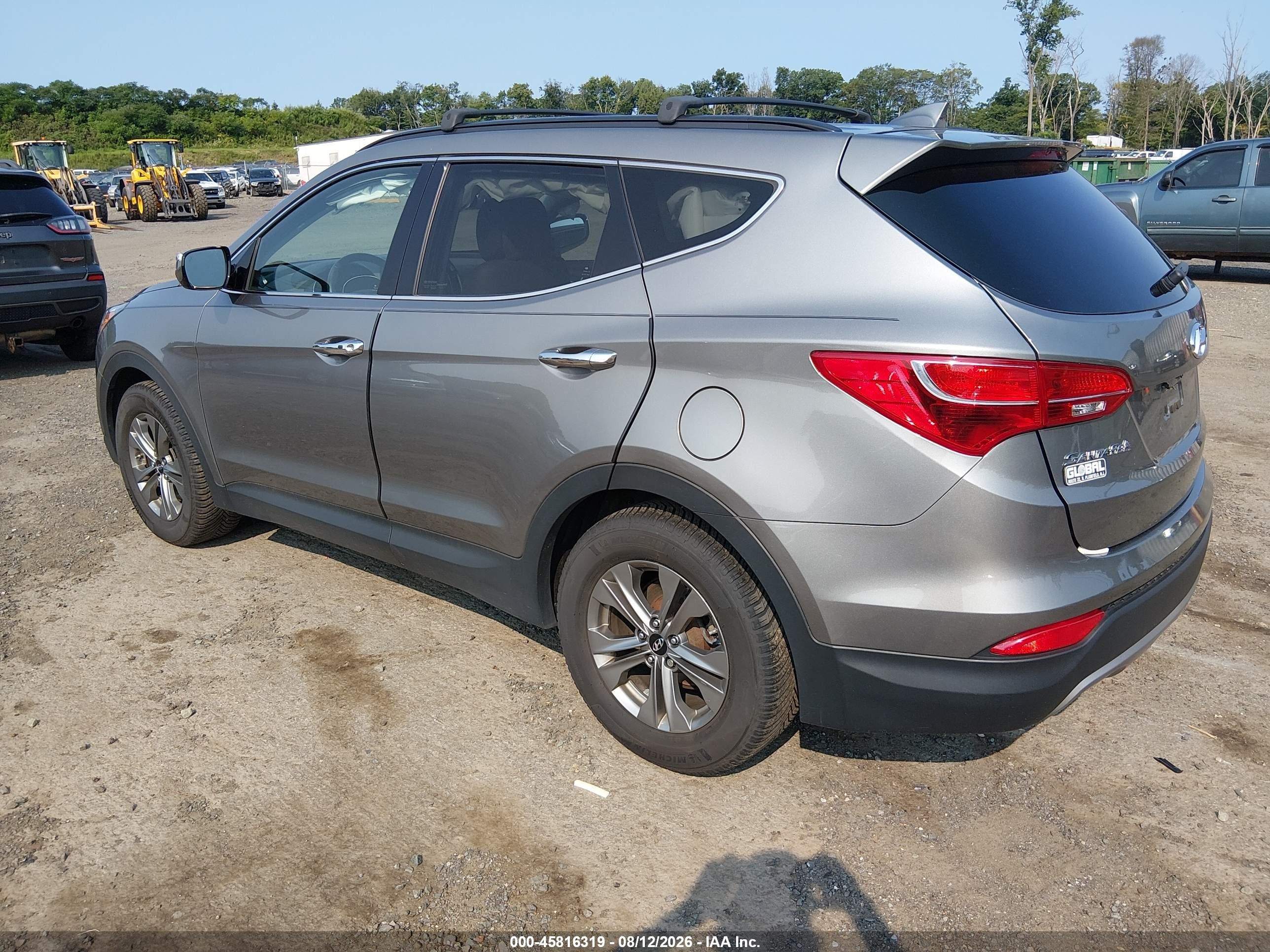 2015 Hyundai Santa Fe Sport 2.4l Серый vin: 5XYZUDLB1FG289618