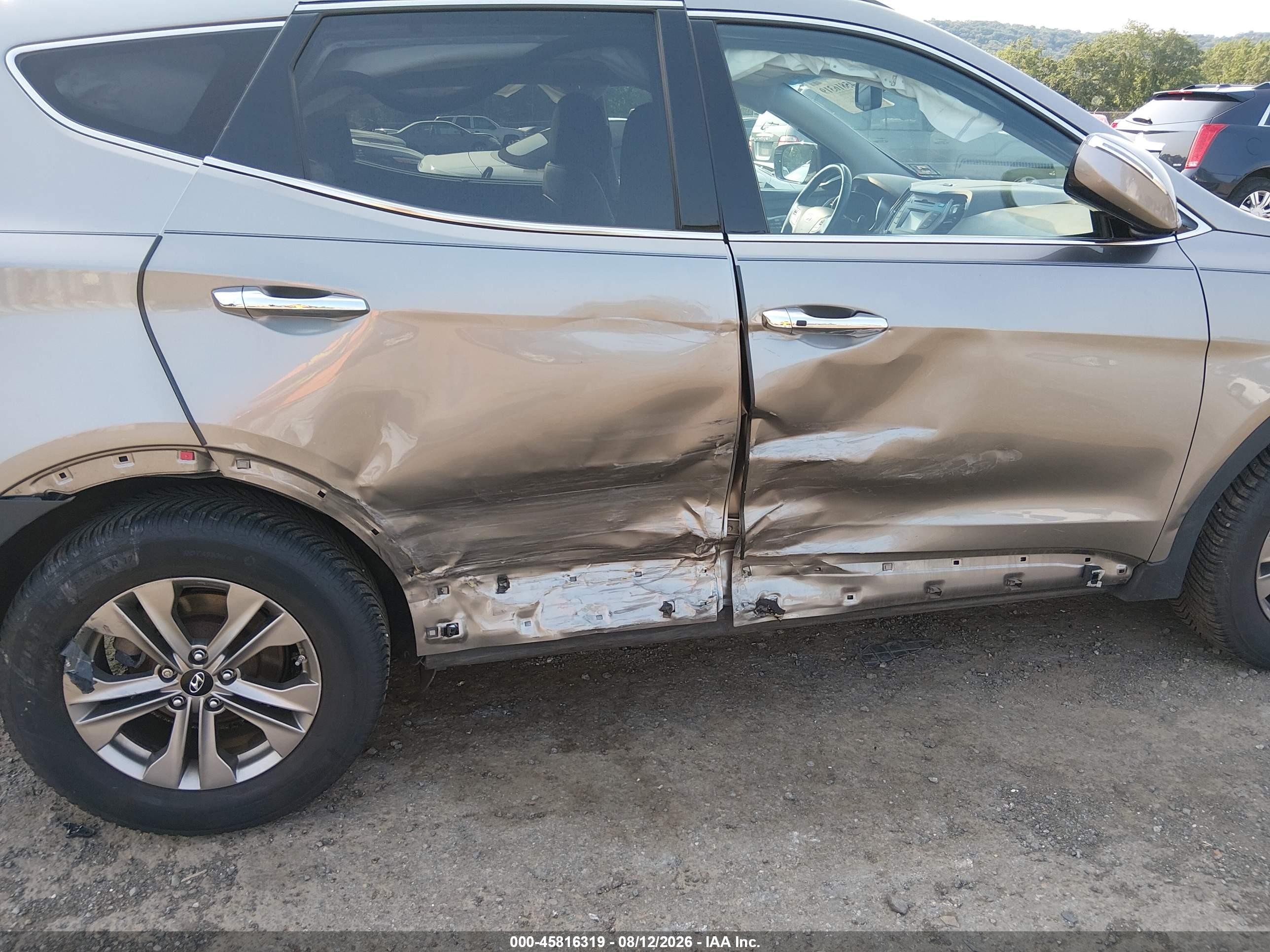 2015 Hyundai Santa Fe Sport 2.4l Серый vin: 5XYZUDLB1FG289618