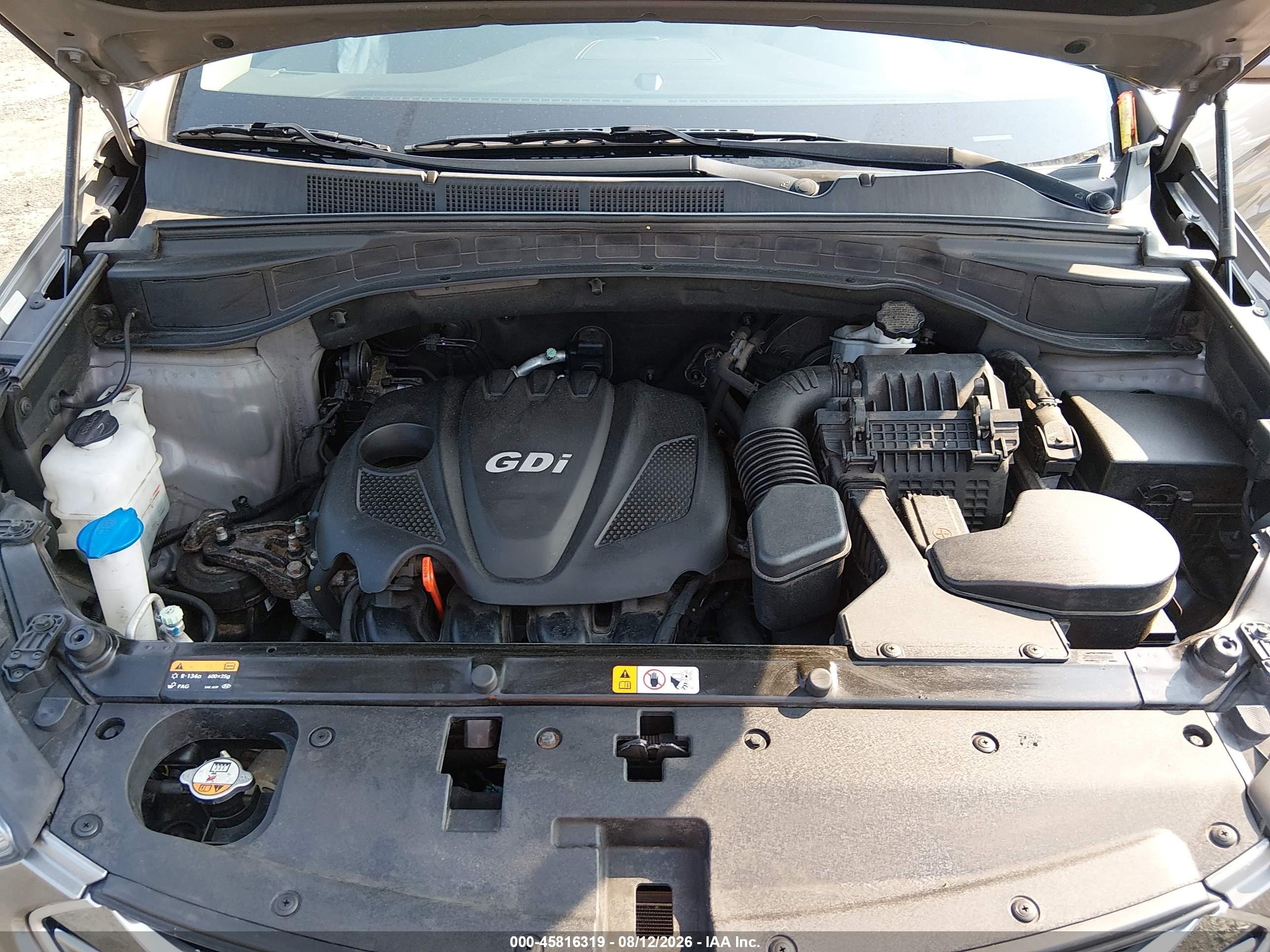 2015 Hyundai Santa Fe Sport 2.4l Серый vin: 5XYZUDLB1FG289618
