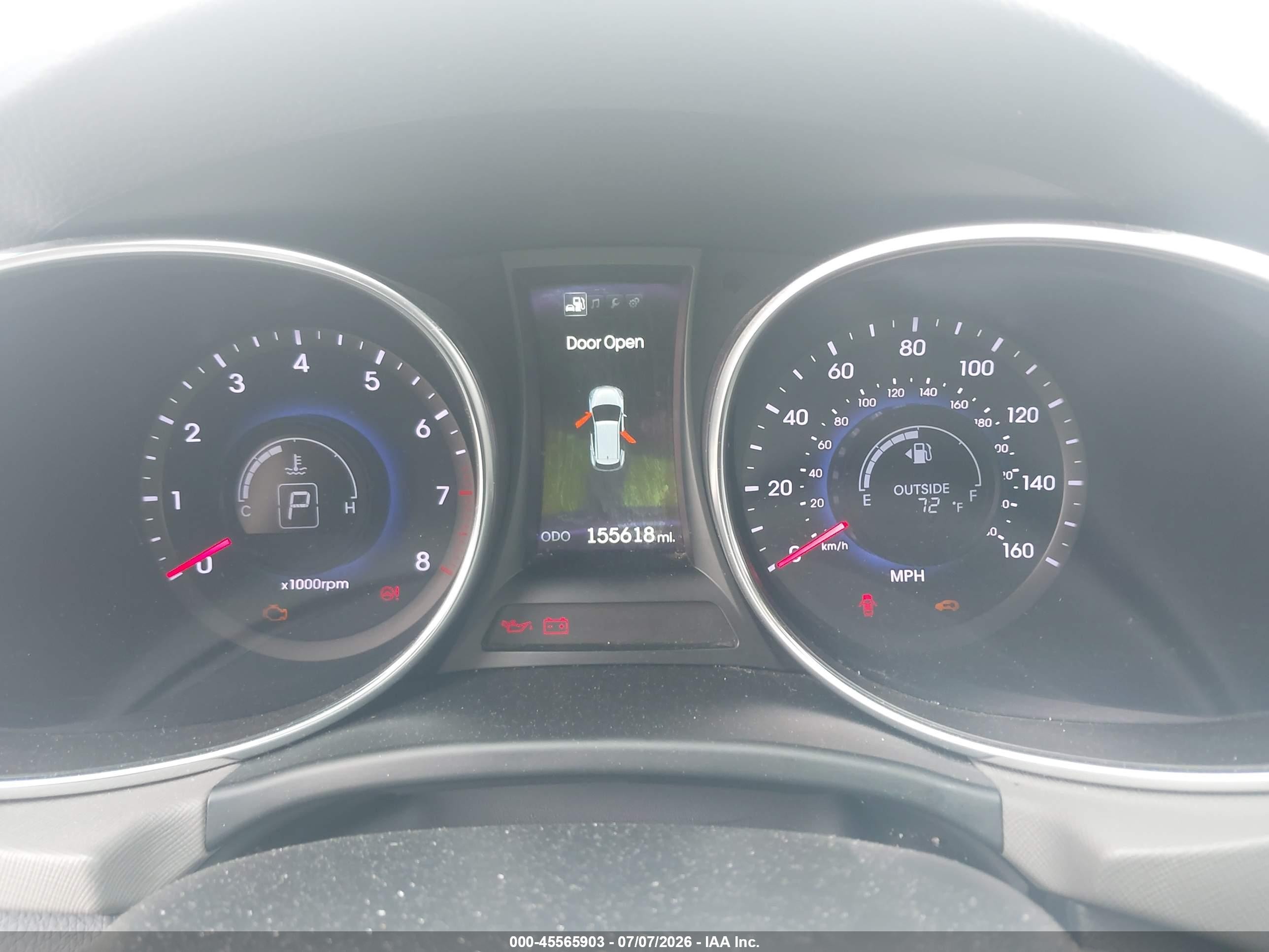 2015 Hyundai Santa Fe Sport 2.4l Gray vin: 5XYZUDLB1FG290946