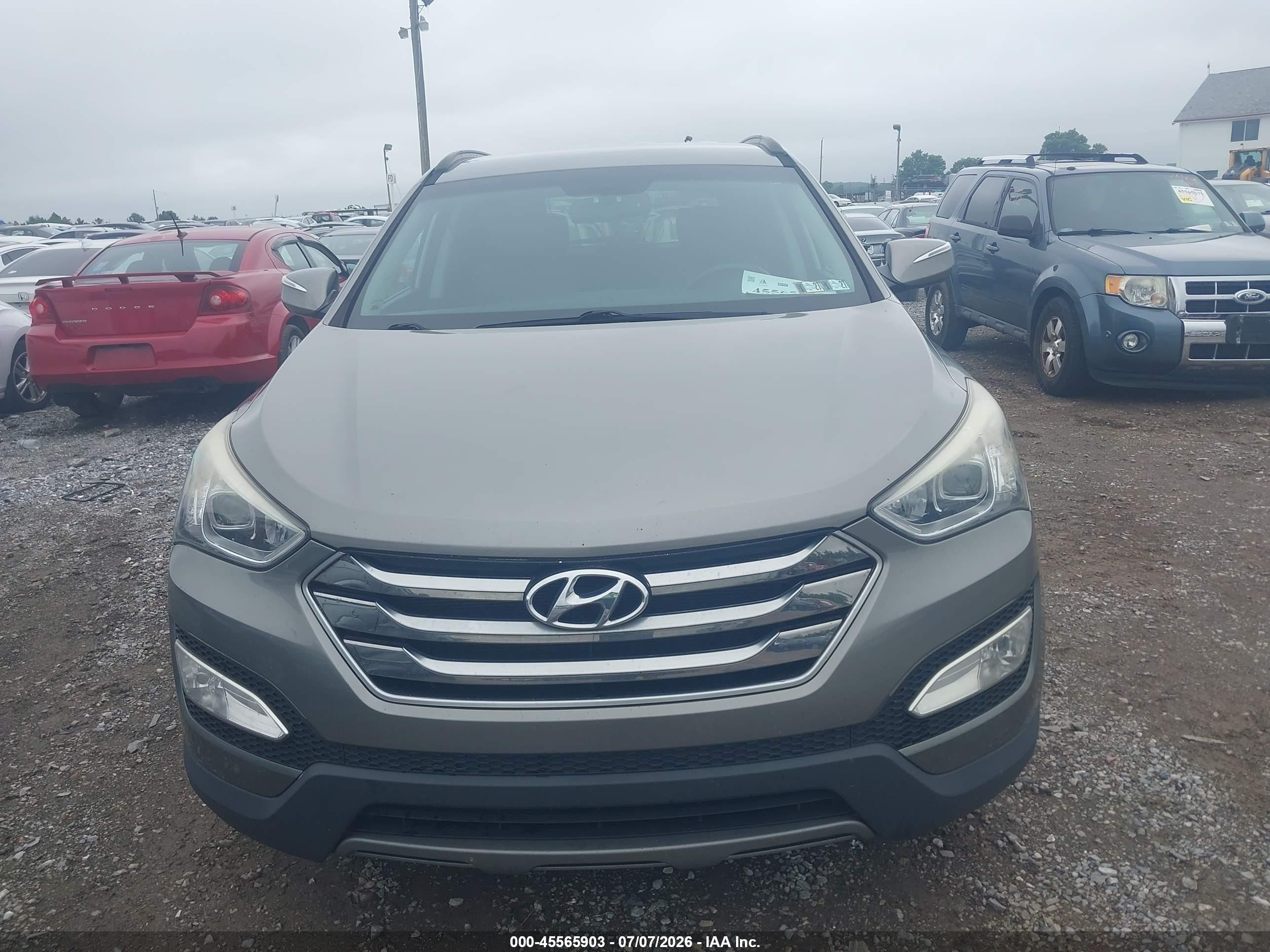 2015 Hyundai Santa Fe Sport 2.4l Gray vin: 5XYZUDLB1FG290946