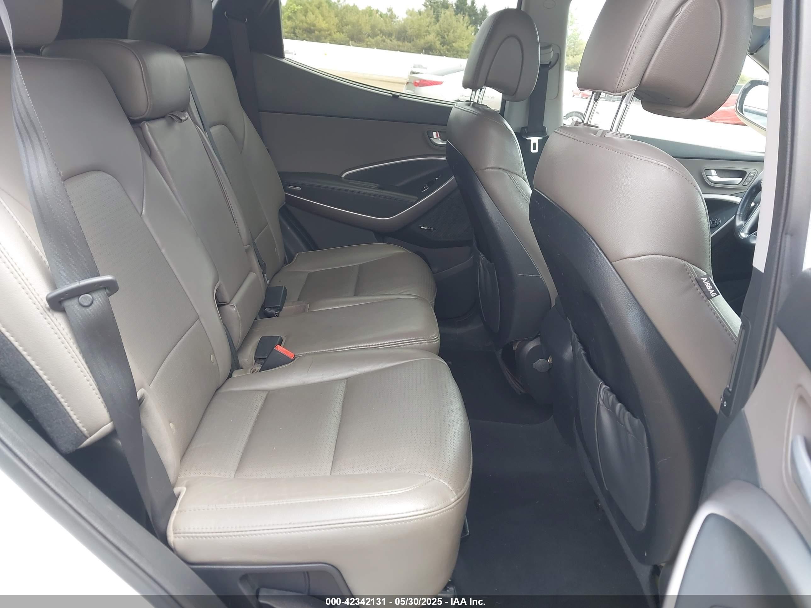 2015 Hyundai Santa Fe Sport 2.4l White vin: 5XYZUDLB1FG303470