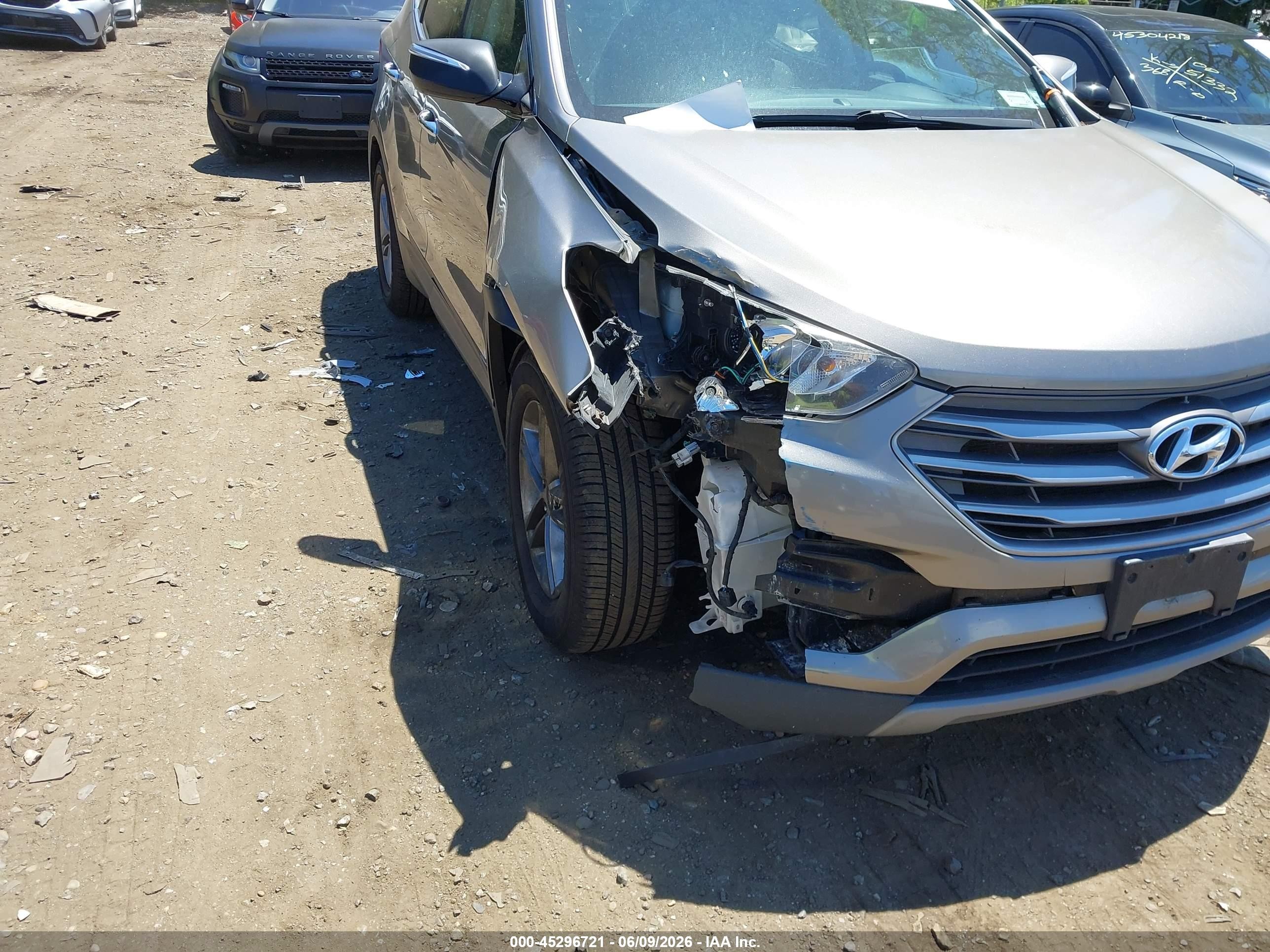 2017 Hyundai Santa Fe Sport 2.4l Pewter vin: 5XYZUDLB1HG389396