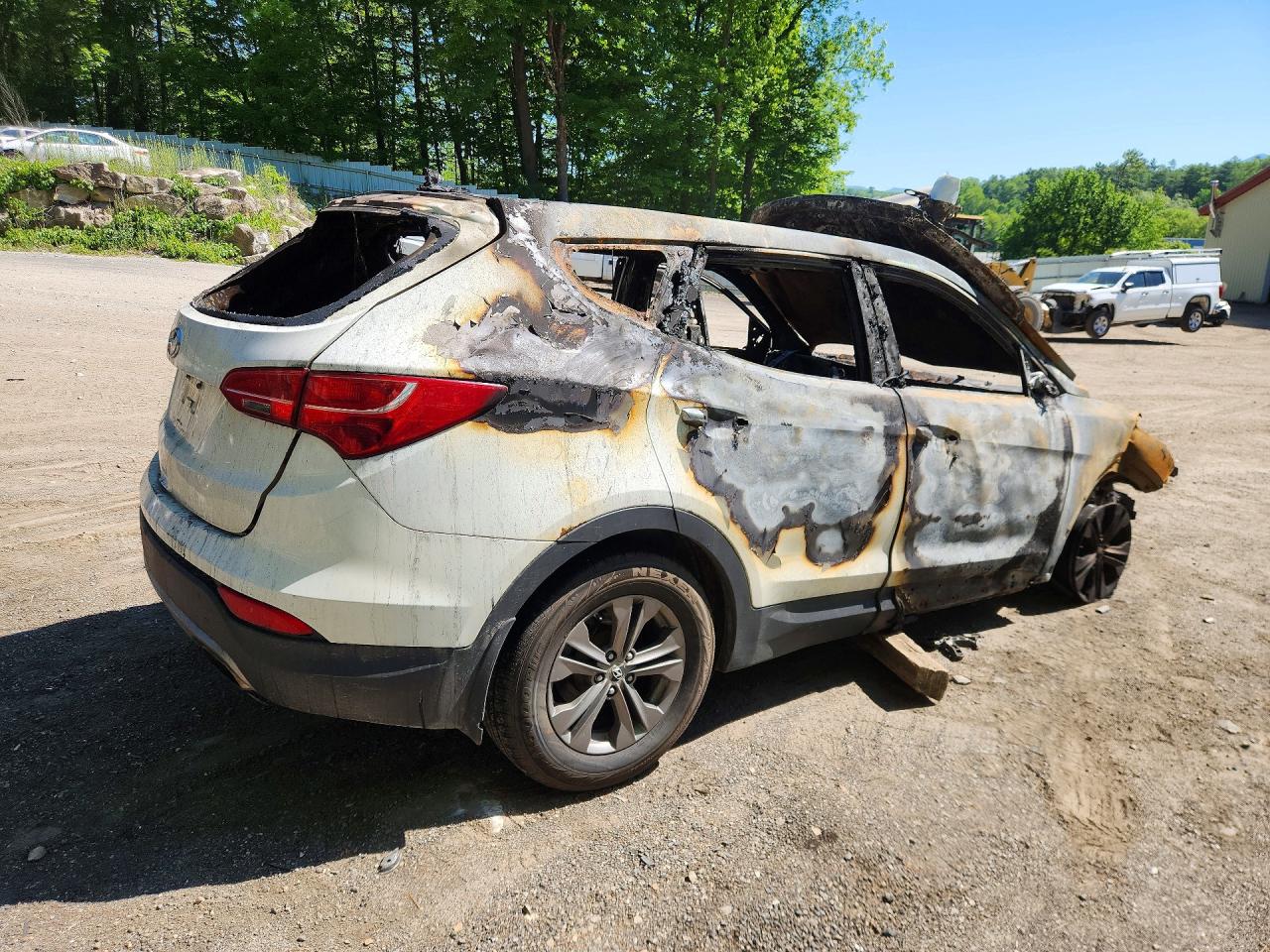 2013 Hyundai Santa Fe Sport 2.4l Белый vin: 5XYZUDLB2DG058949