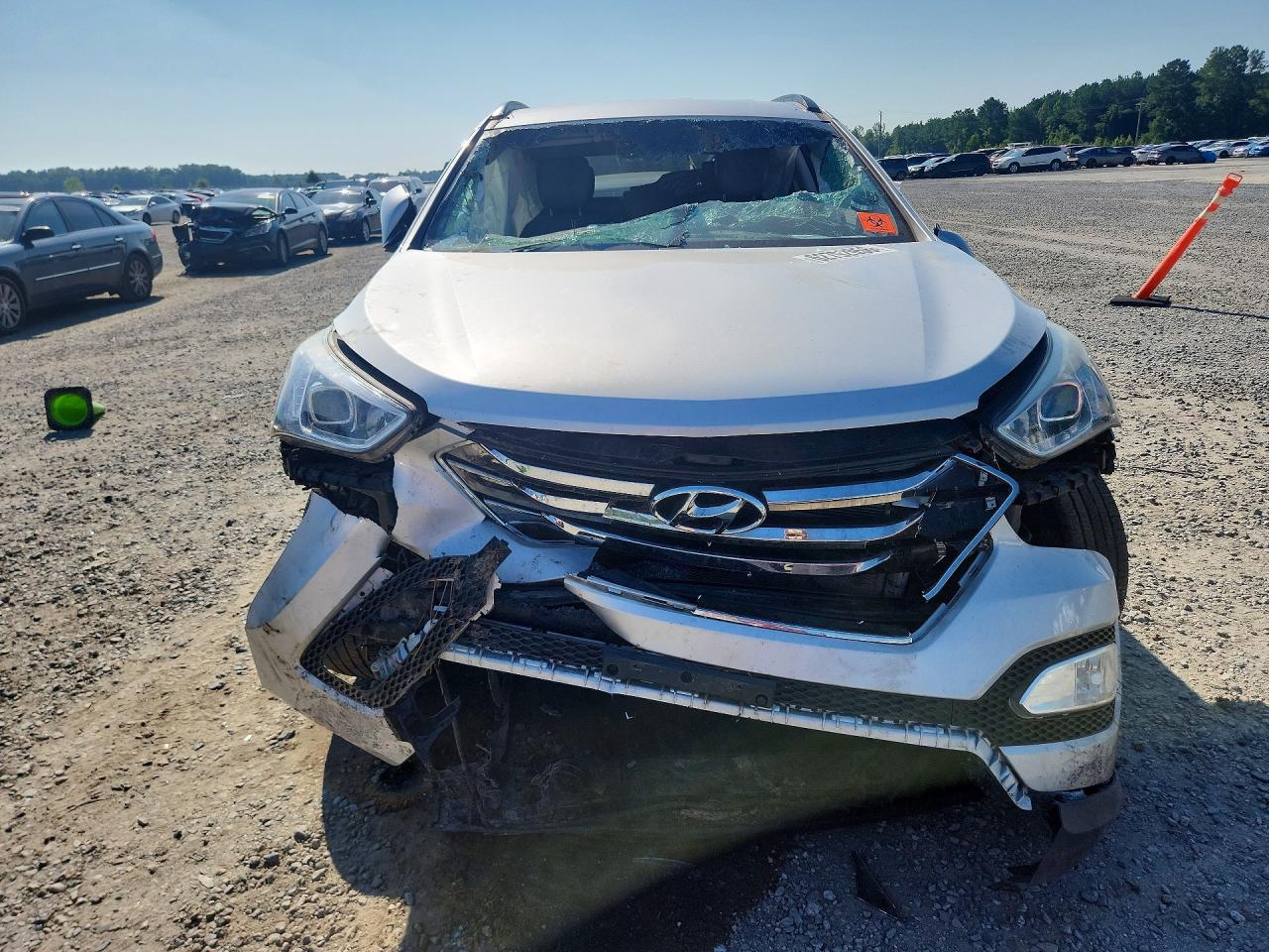 2013 Hyundai Santa Fe Sport 2.4l Silver vin: 5XYZUDLB2DG071409