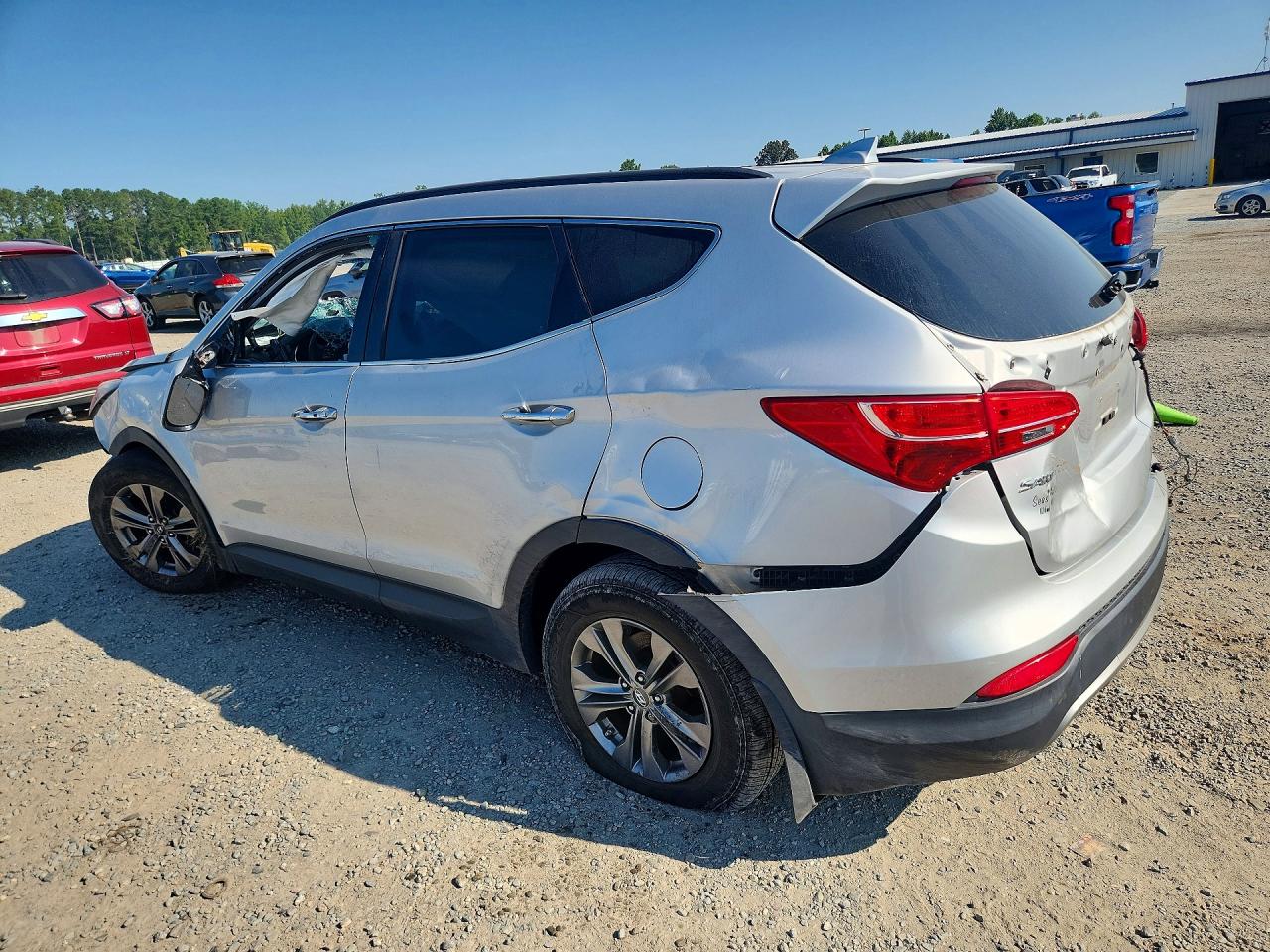 2013 Hyundai Santa Fe Sport 2.4l Silver vin: 5XYZUDLB2DG071409