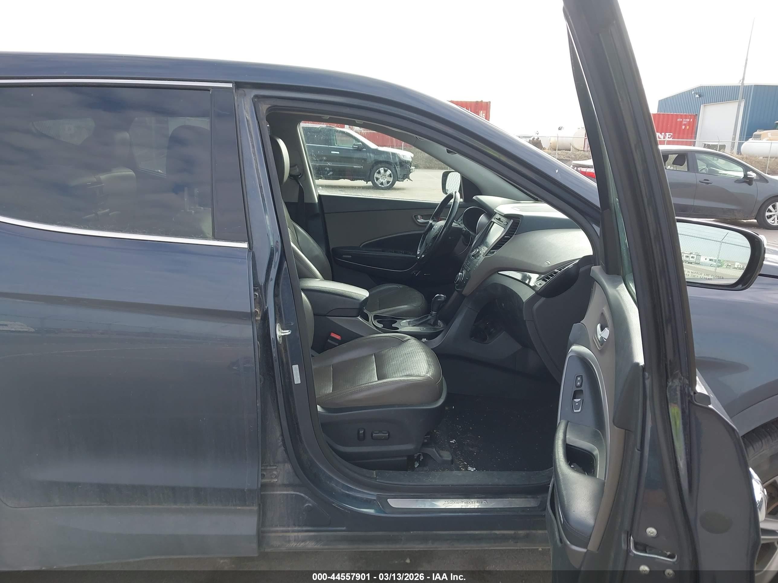 2013 Hyundai Santa Fe Sport Teal vin: 5XYZUDLB2DG094561