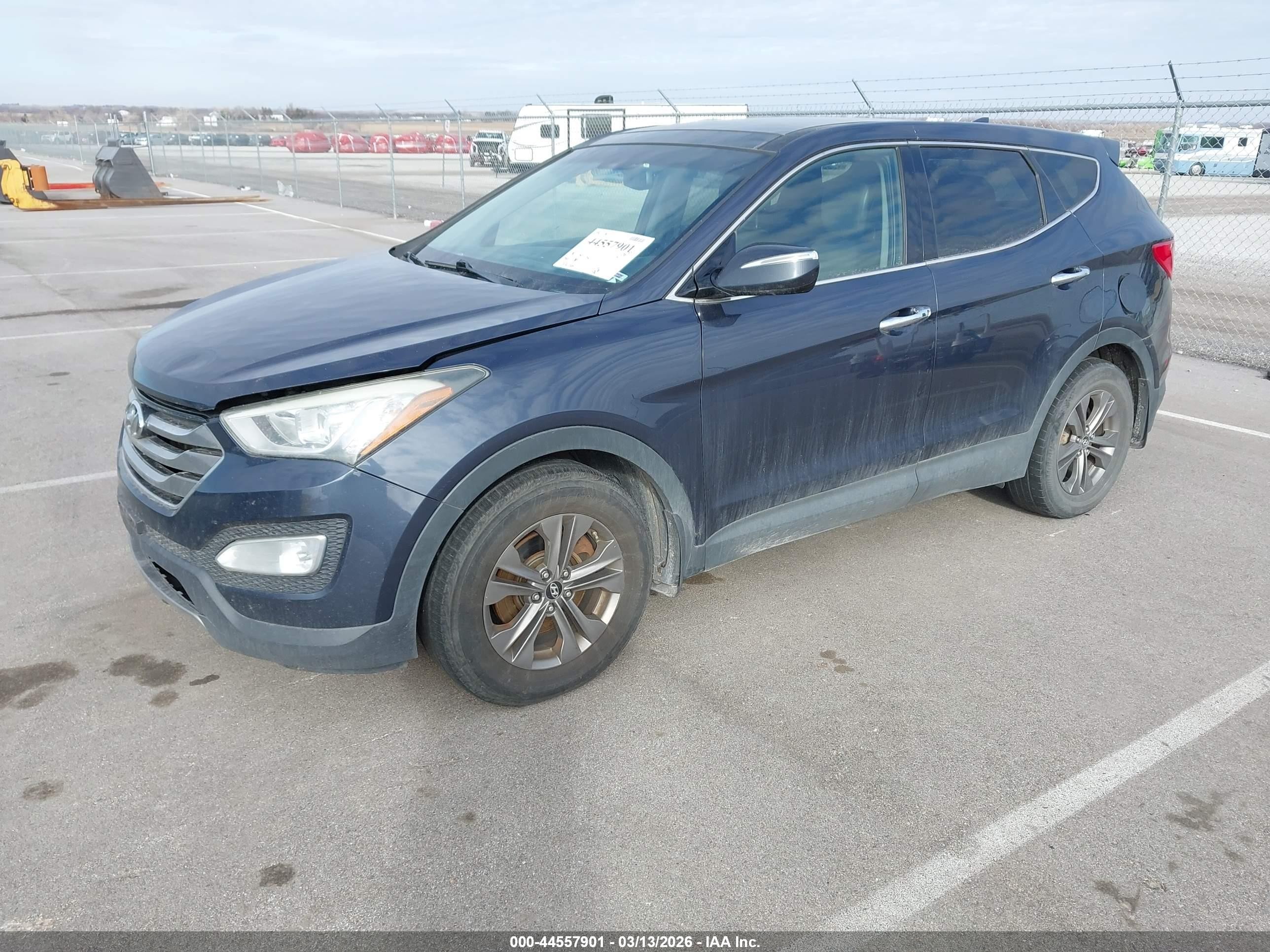 2013 Hyundai Santa Fe Sport Teal vin: 5XYZUDLB2DG094561