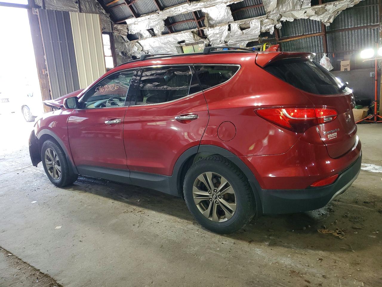 2013 Hyundai Santa Fe Sport 2.4l Burgundy vin: 5XYZUDLB2DG110211