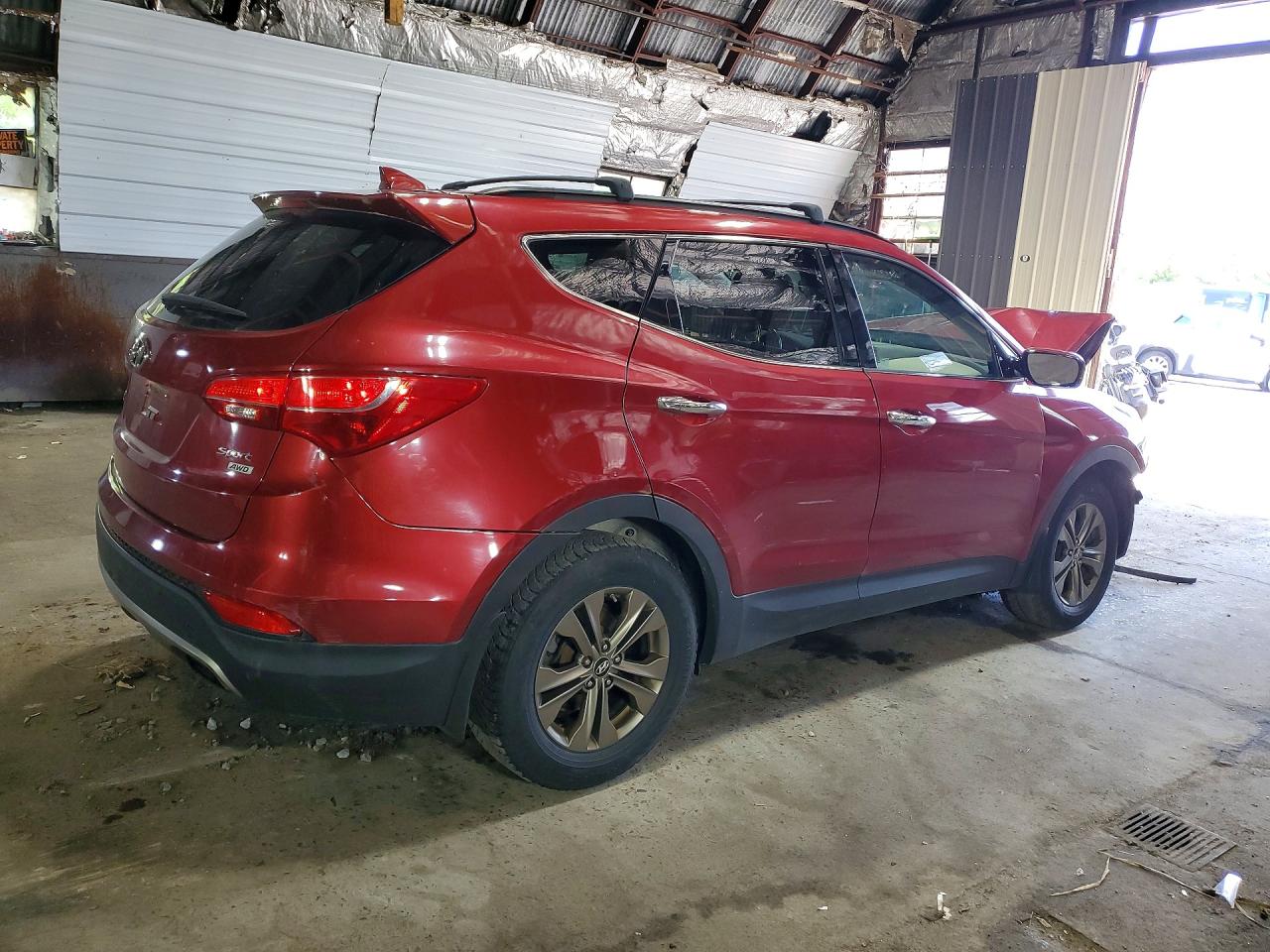 2013 Hyundai Santa Fe Sport 2.4l Burgundy vin: 5XYZUDLB2DG110211