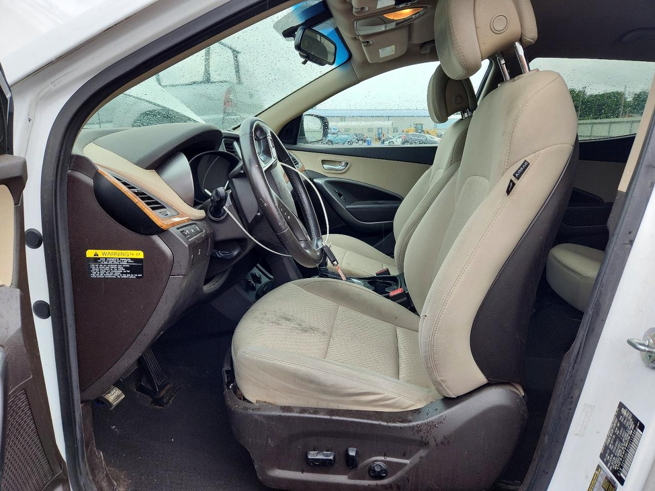2013 Hyundai Santa Fe Sport 2.4l White vin: 5XYZUDLB2DG113898