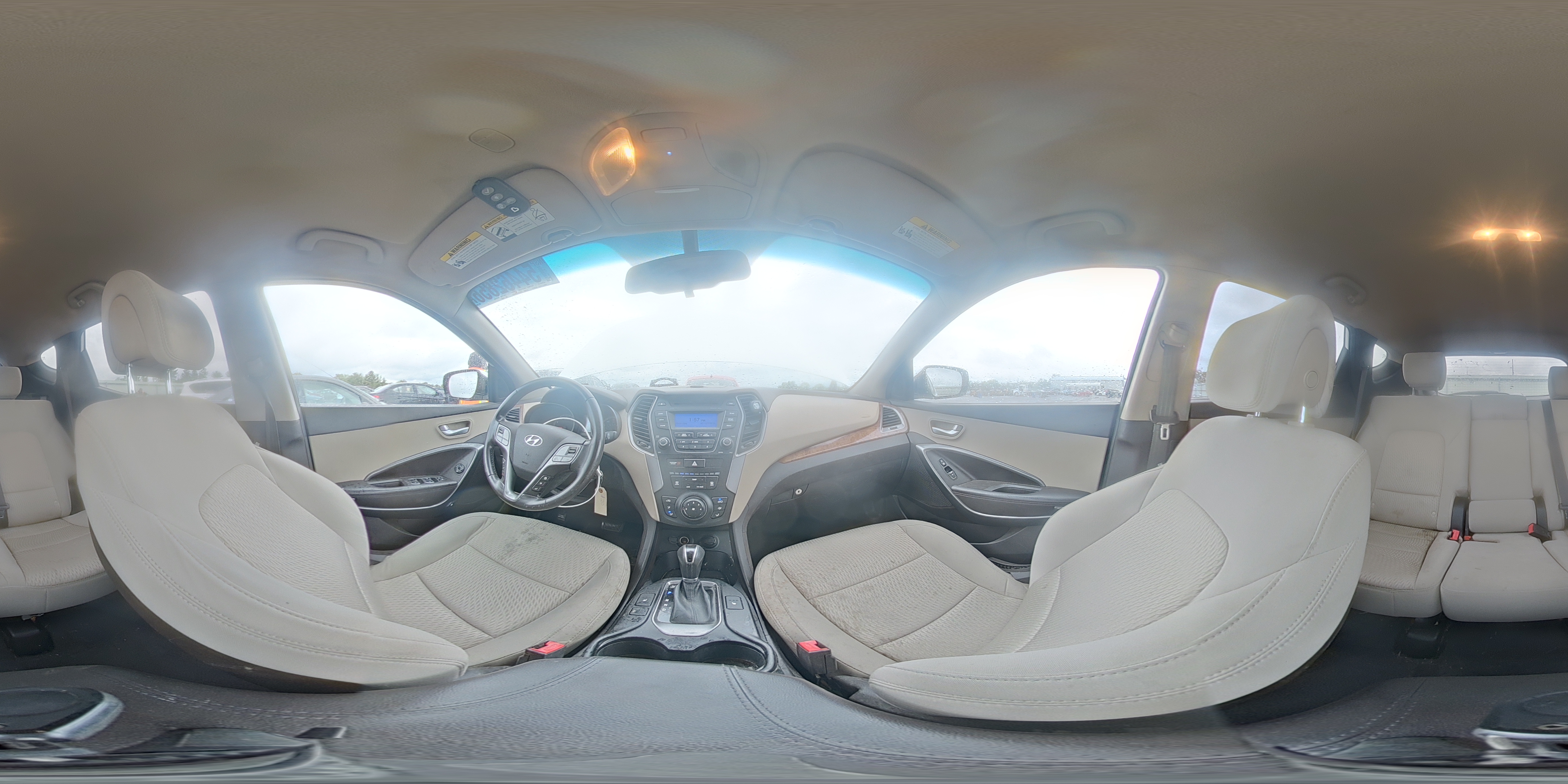 2013 Hyundai Santa Fe Sport 2.4l White vin: 5XYZUDLB2DG113898
