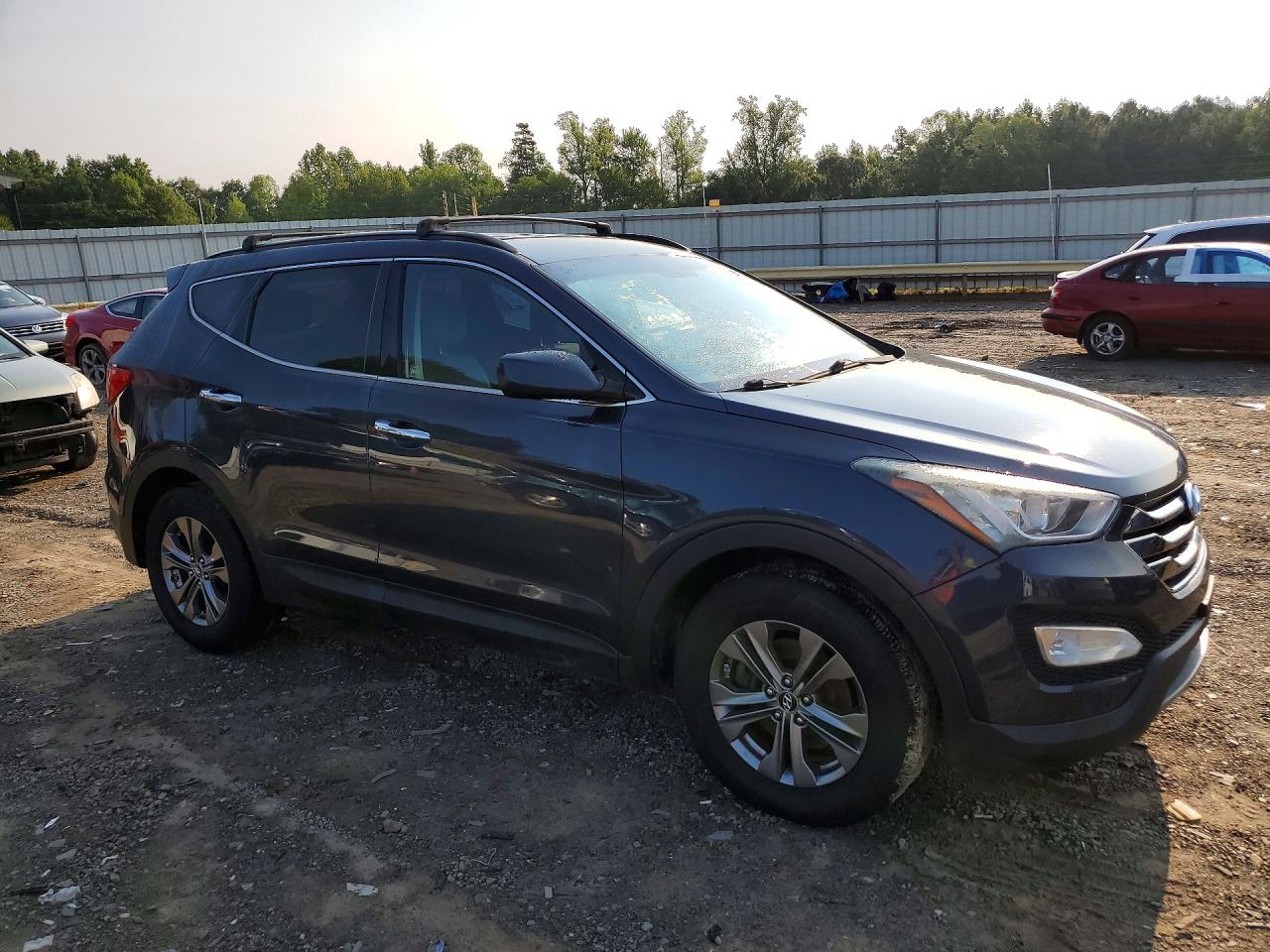 2014 Hyundai Santa Fe Sport 2.4l Серый vin: 5XYZUDLB2EG126653