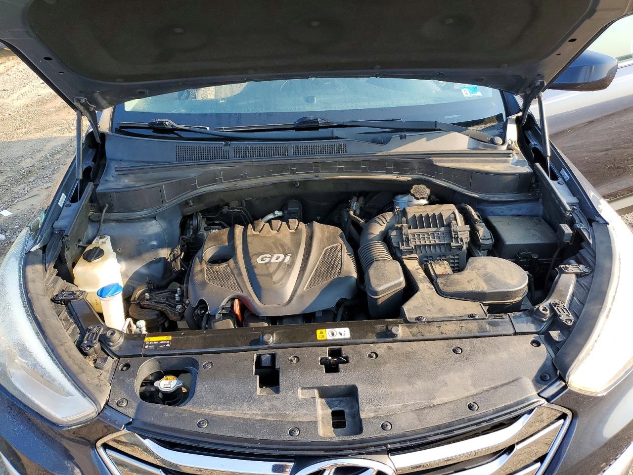 2014 Hyundai Santa Fe Sport 2.4l Серый vin: 5XYZUDLB2EG126653
