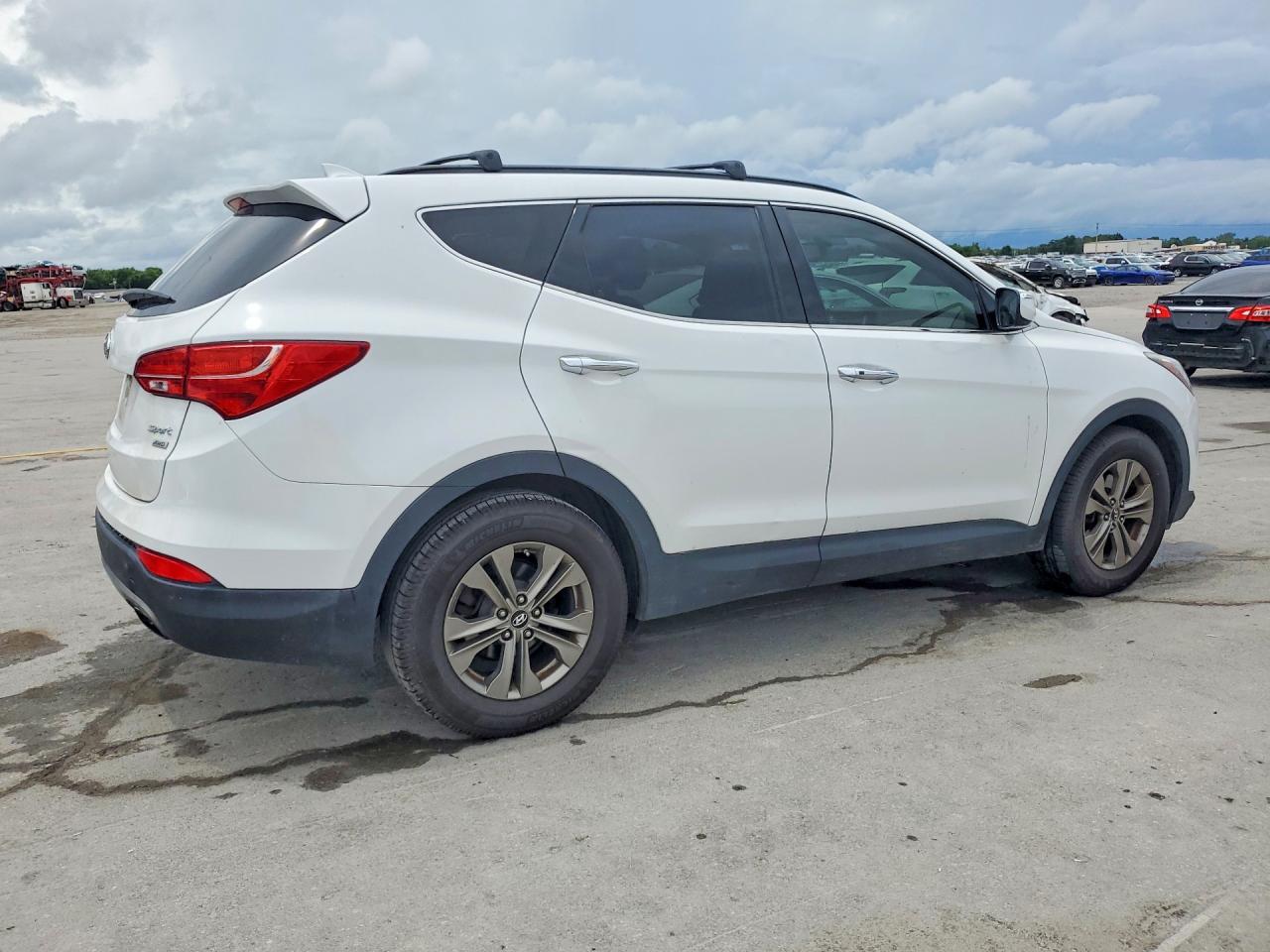 2014 Hyundai Santa Fe Sport 2.4l White vin: 5XYZUDLB2EG130217