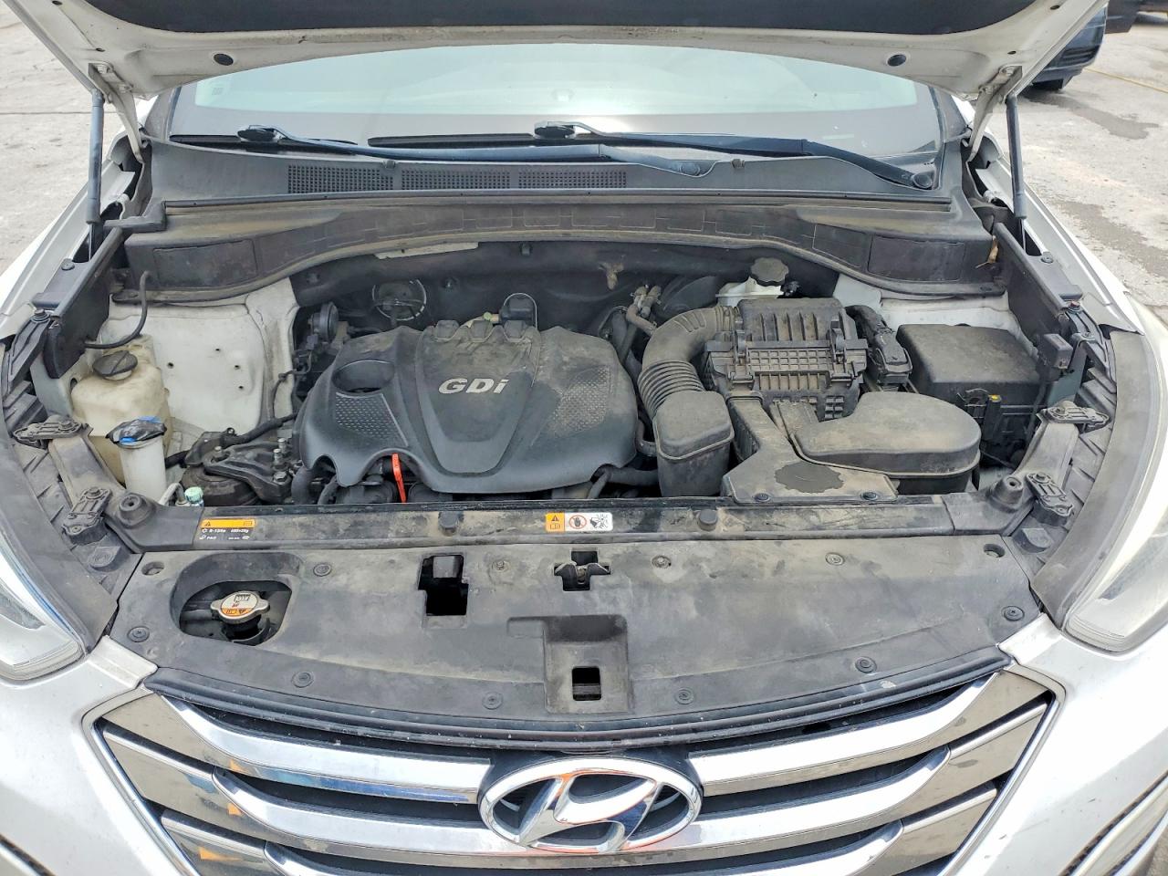 2014 Hyundai Santa Fe Sport 2.4l White vin: 5XYZUDLB2EG130217