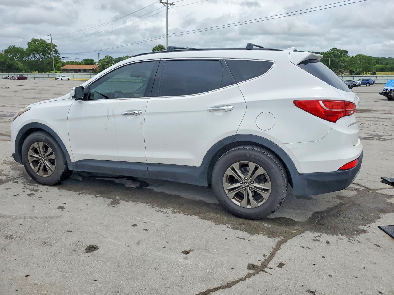 2014 Hyundai Santa Fe Sport 2.4l White vin: 5XYZUDLB2EG130217