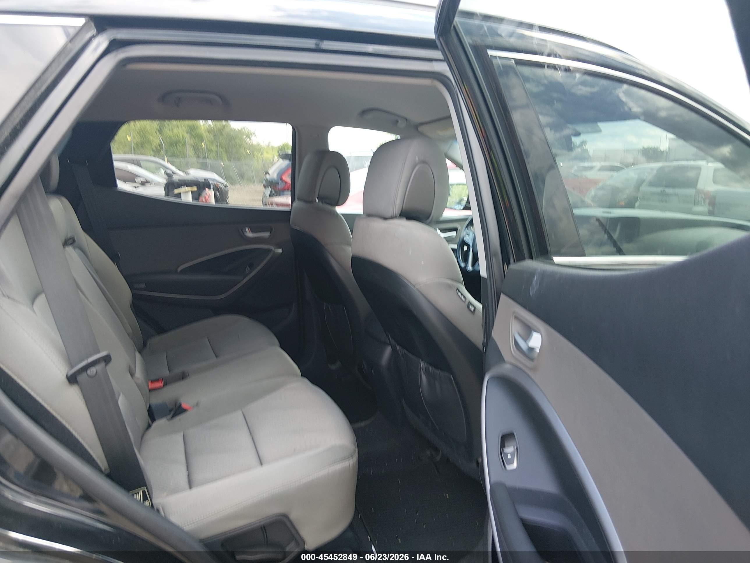 2014 Hyundai Santa Fe Sport 2.4l Black vin: 5XYZUDLB2EG156297
