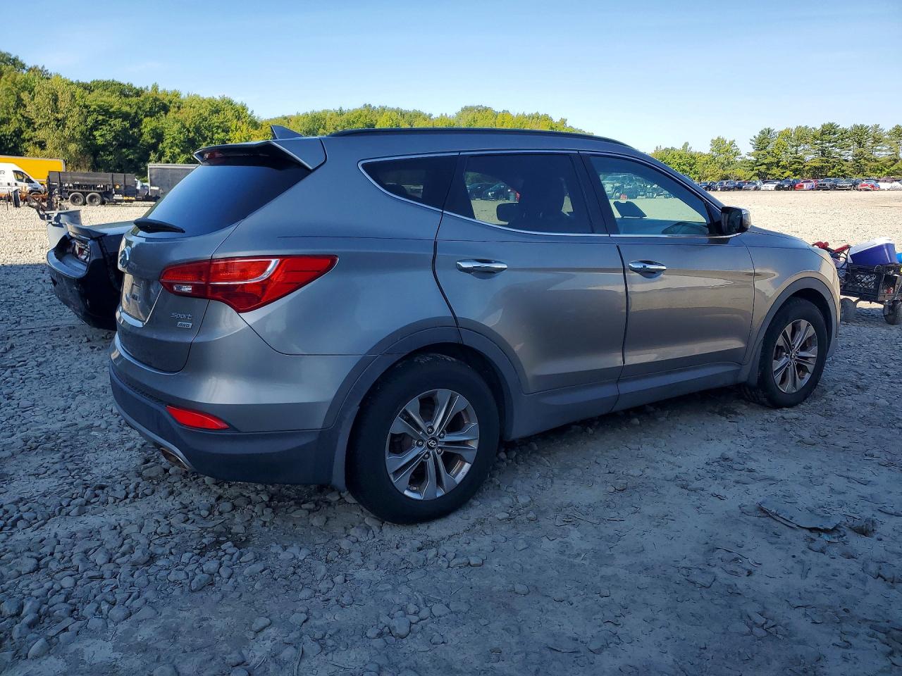 2014 Hyundai Santa Fe Sport 2.4l Gray vin: 5XYZUDLB2EG156834