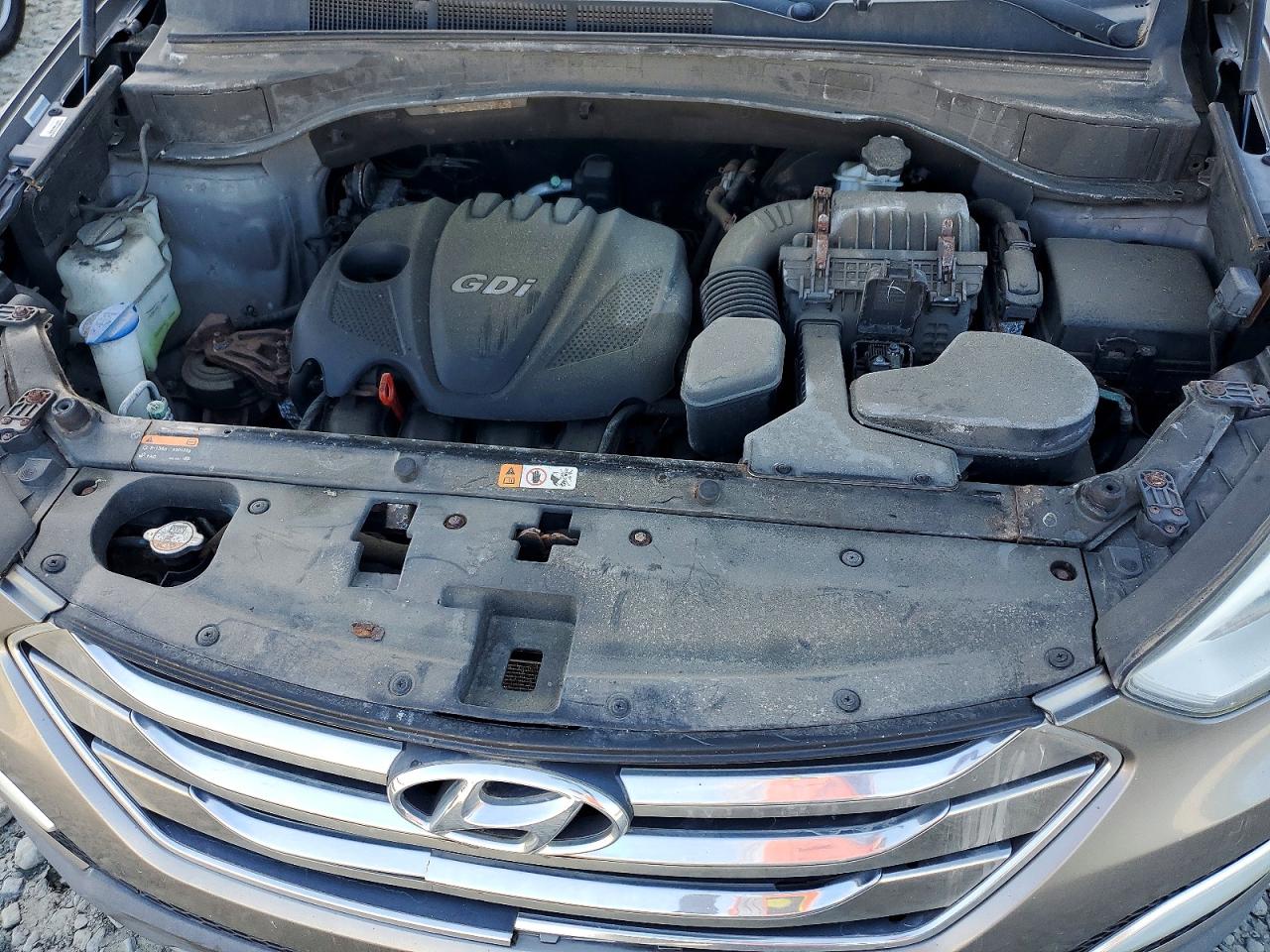 2014 Hyundai Santa Fe Sport 2.4l Gray vin: 5XYZUDLB2EG156834
