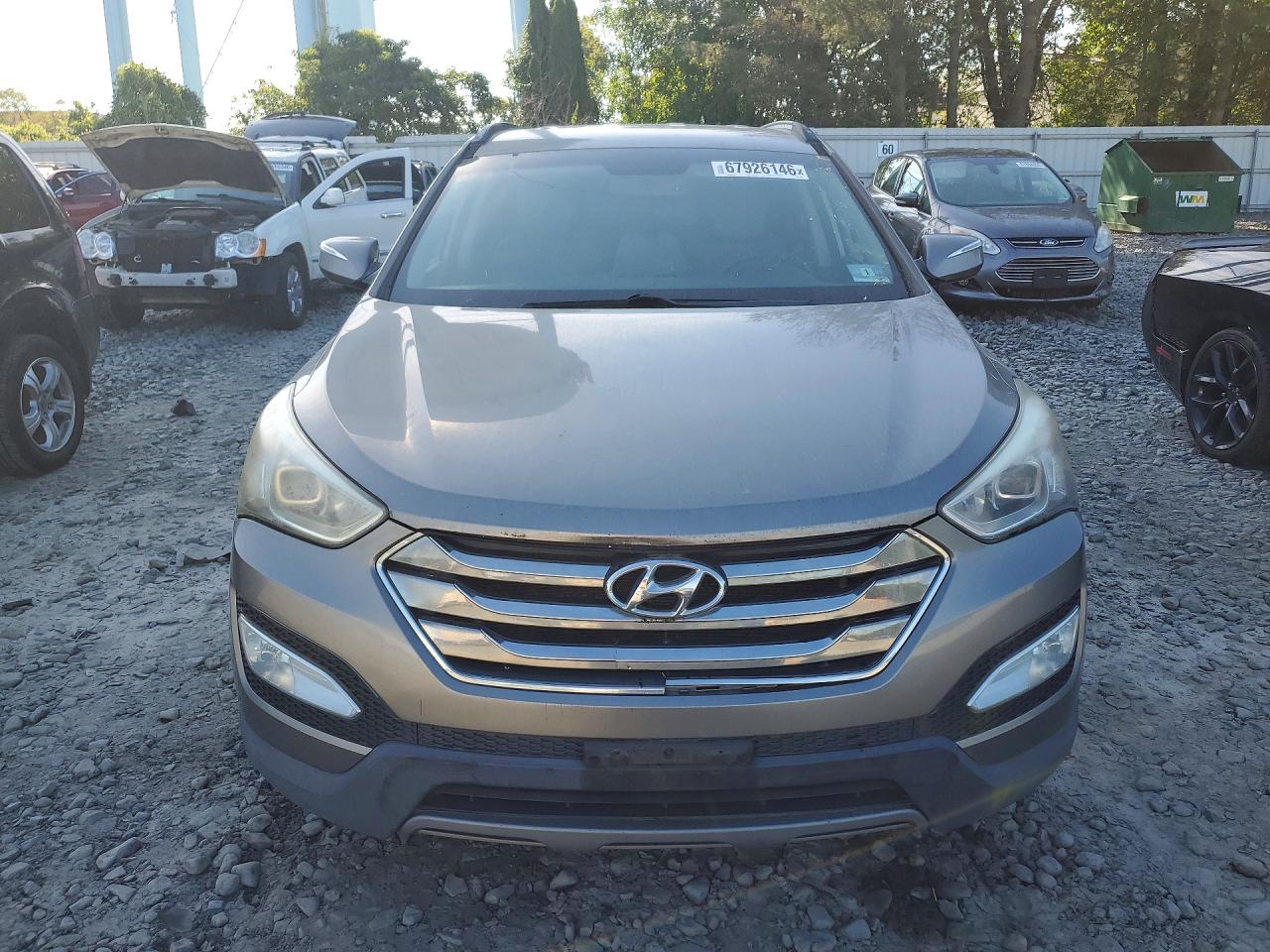 2014 Hyundai Santa Fe Sport 2.4l Gray vin: 5XYZUDLB2EG156834
