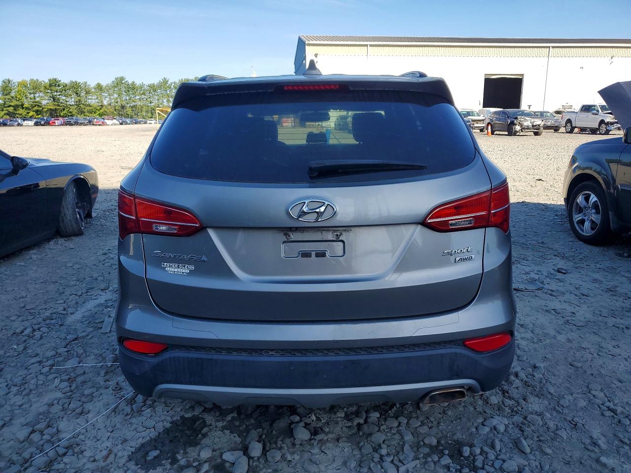 2014 Hyundai Santa Fe Sport 2.4l Gray vin: 5XYZUDLB2EG156834