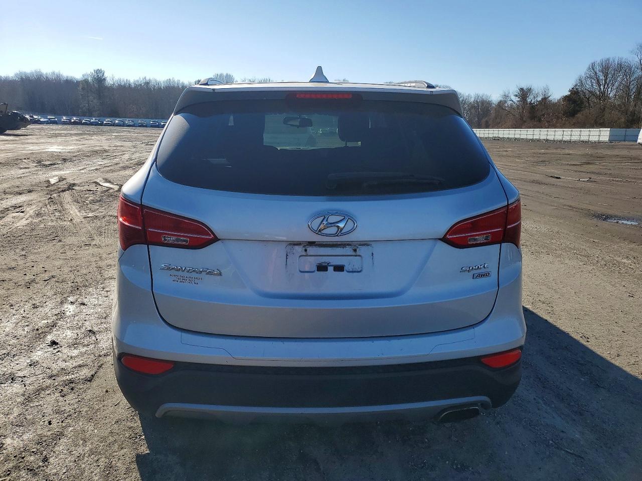 2014 Hyundai Santa Fe Sport 2.4l Silver vin: 5XYZUDLB2EG166053