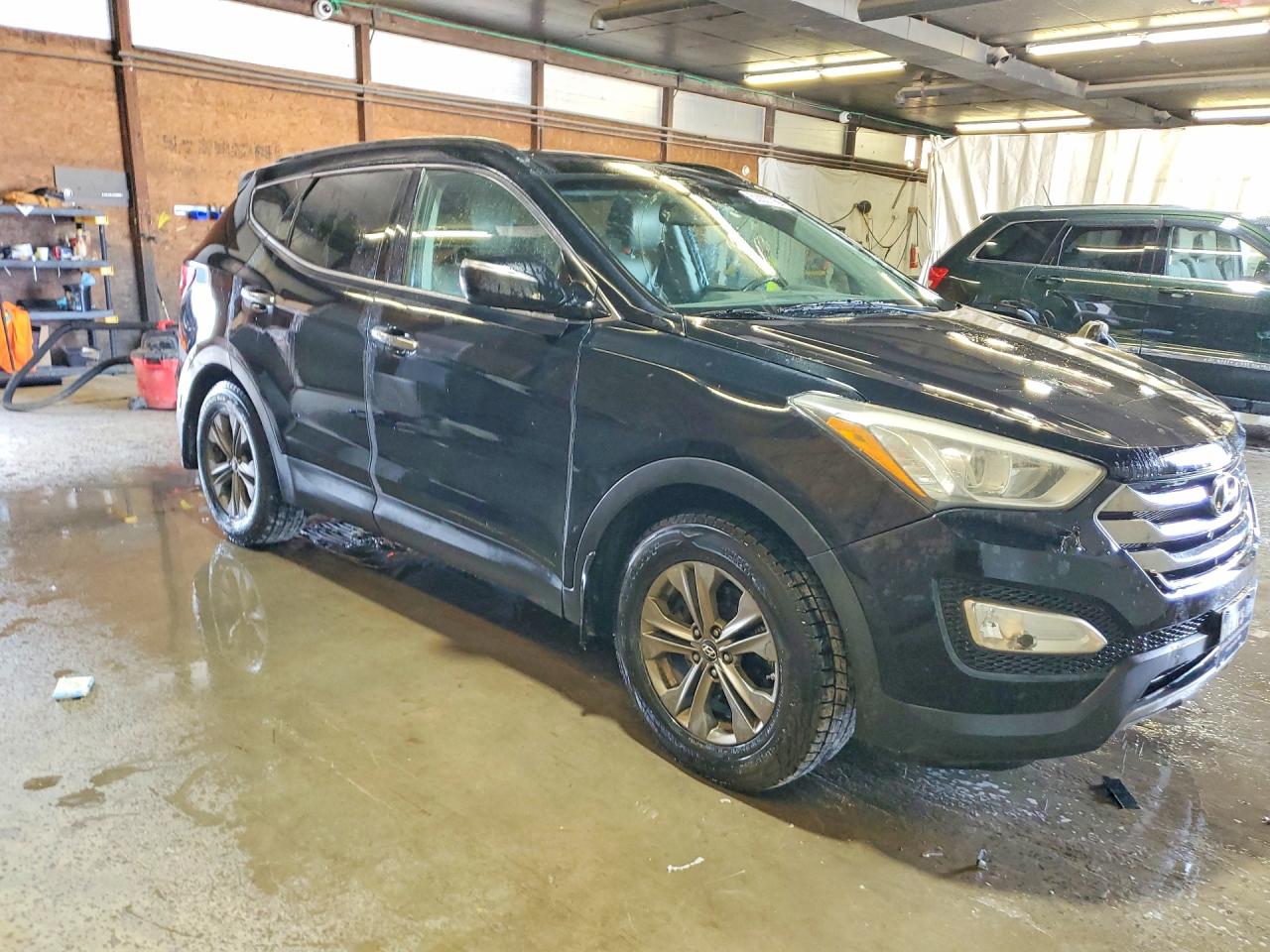 2014 Hyundai Santa Fe Sport 2.4l Black vin: 5XYZUDLB2EG167087