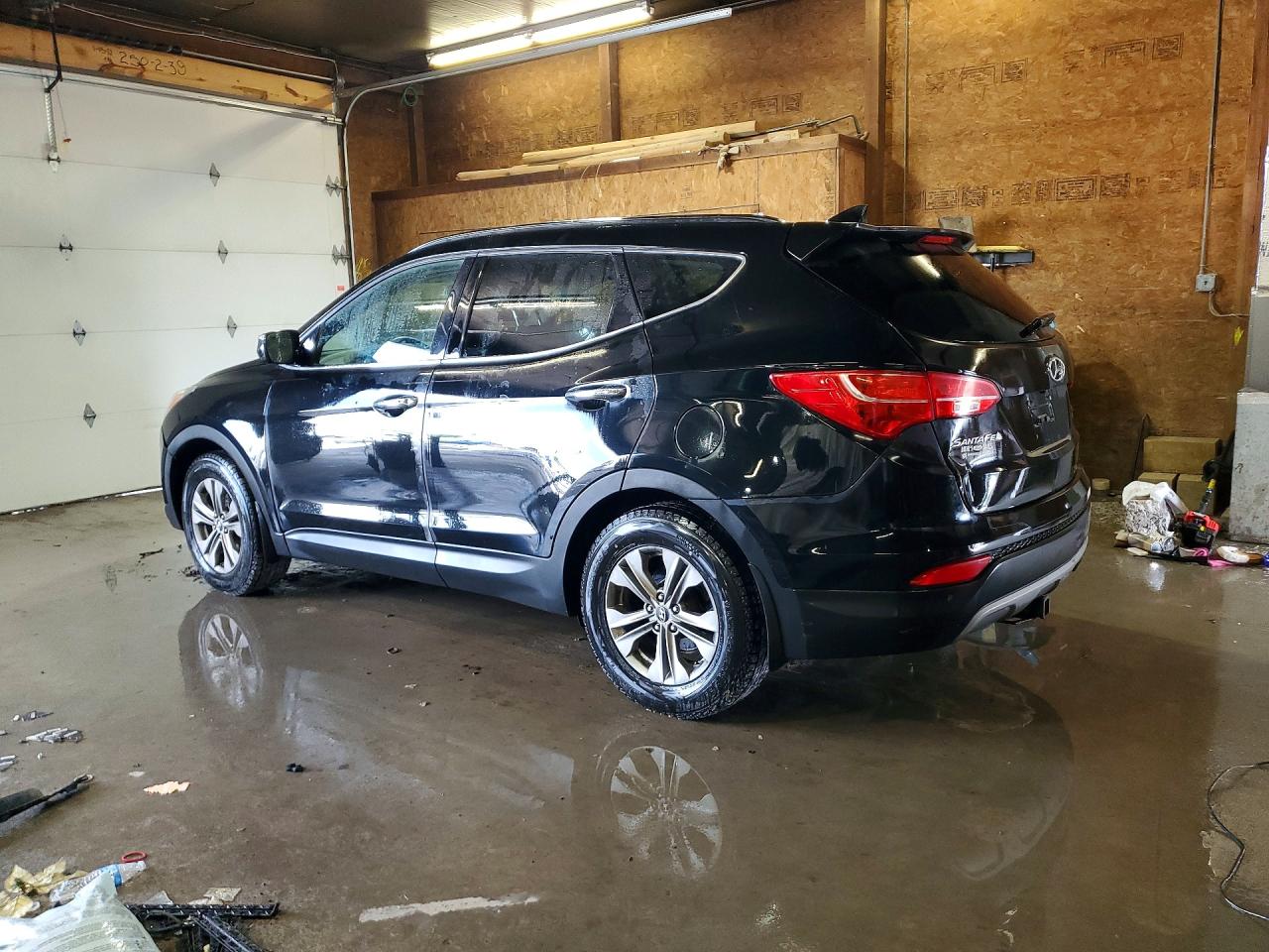2014 Hyundai Santa Fe Sport 2.4l Black vin: 5XYZUDLB2EG167087