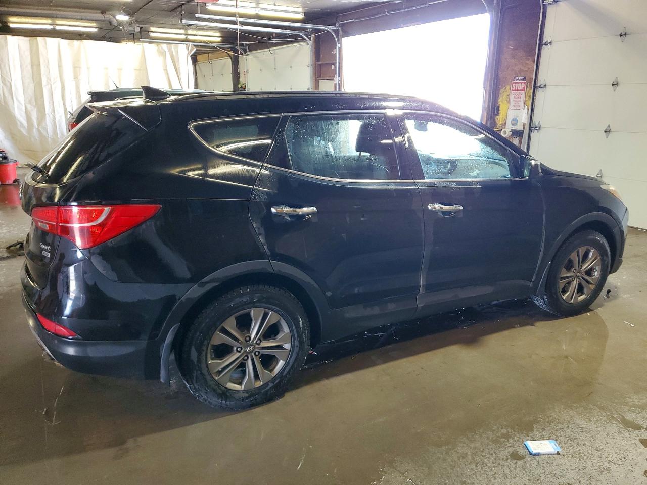 2014 Hyundai Santa Fe Sport 2.4l Black vin: 5XYZUDLB2EG167087