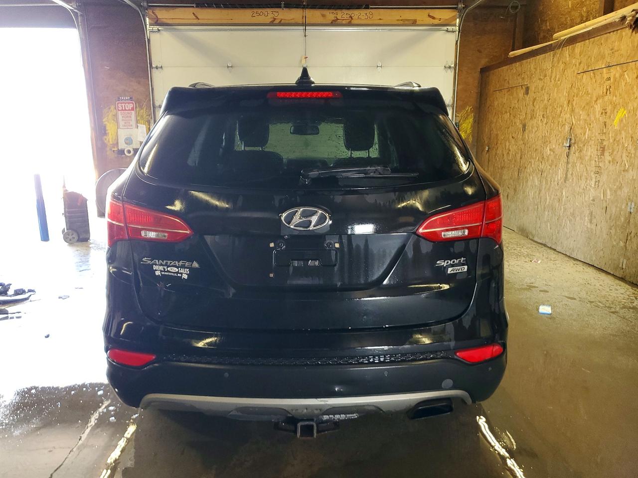 2014 Hyundai Santa Fe Sport 2.4l Black vin: 5XYZUDLB2EG167087