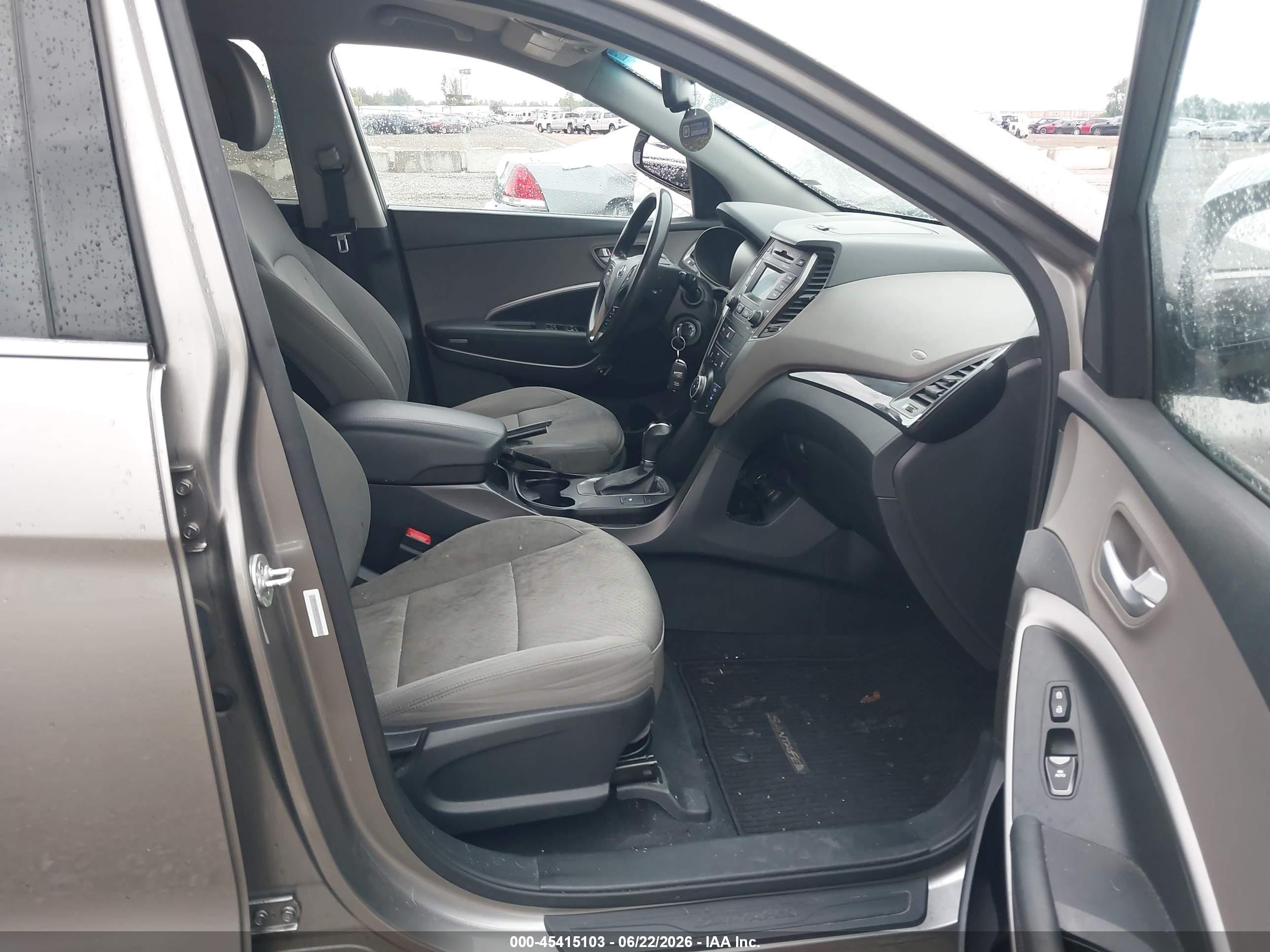 2015 Hyundai Santa Fe Sport 2.4l Gray vin: 5XYZUDLB2FG251010