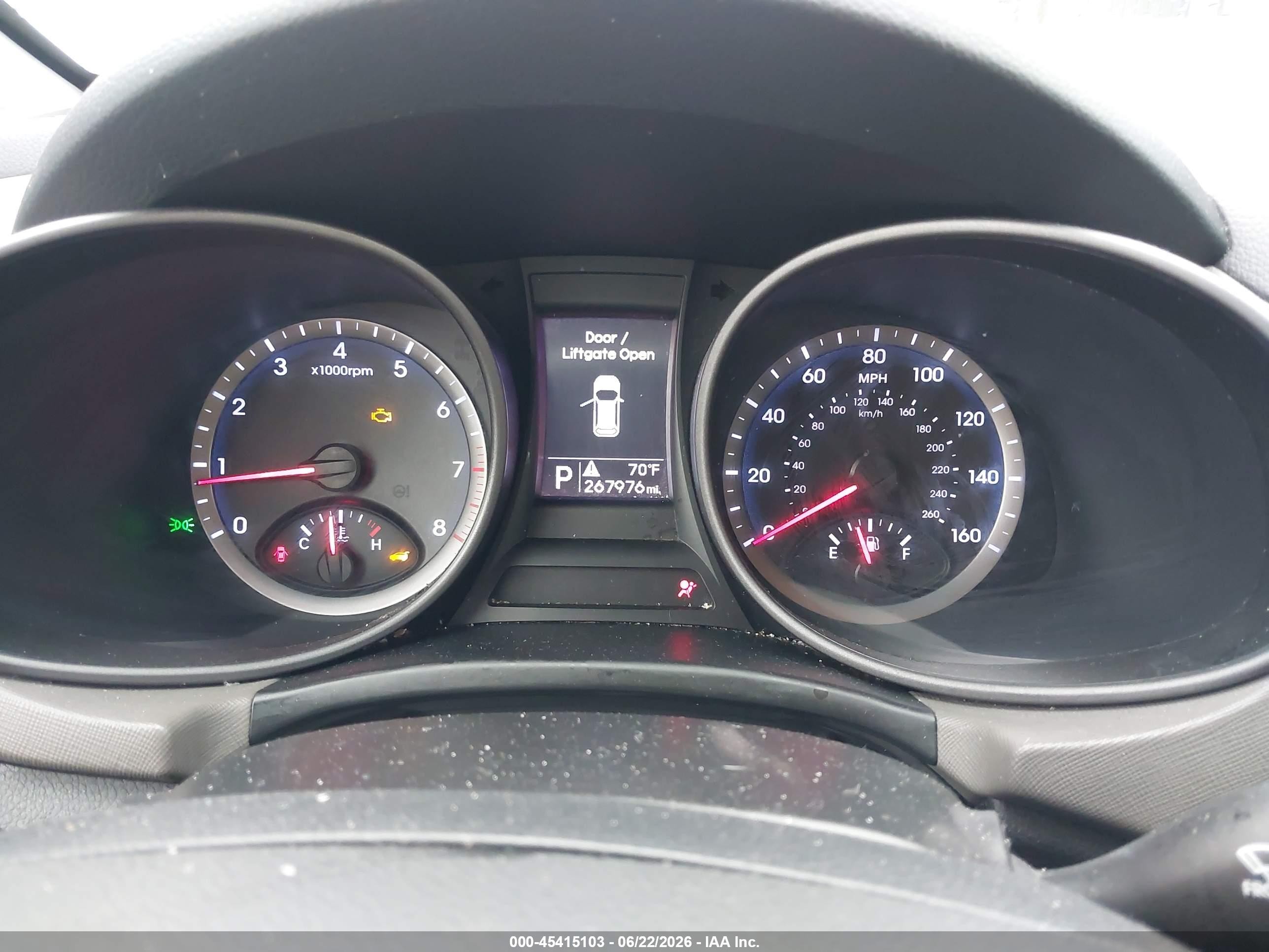 2015 Hyundai Santa Fe Sport 2.4l Gray vin: 5XYZUDLB2FG251010