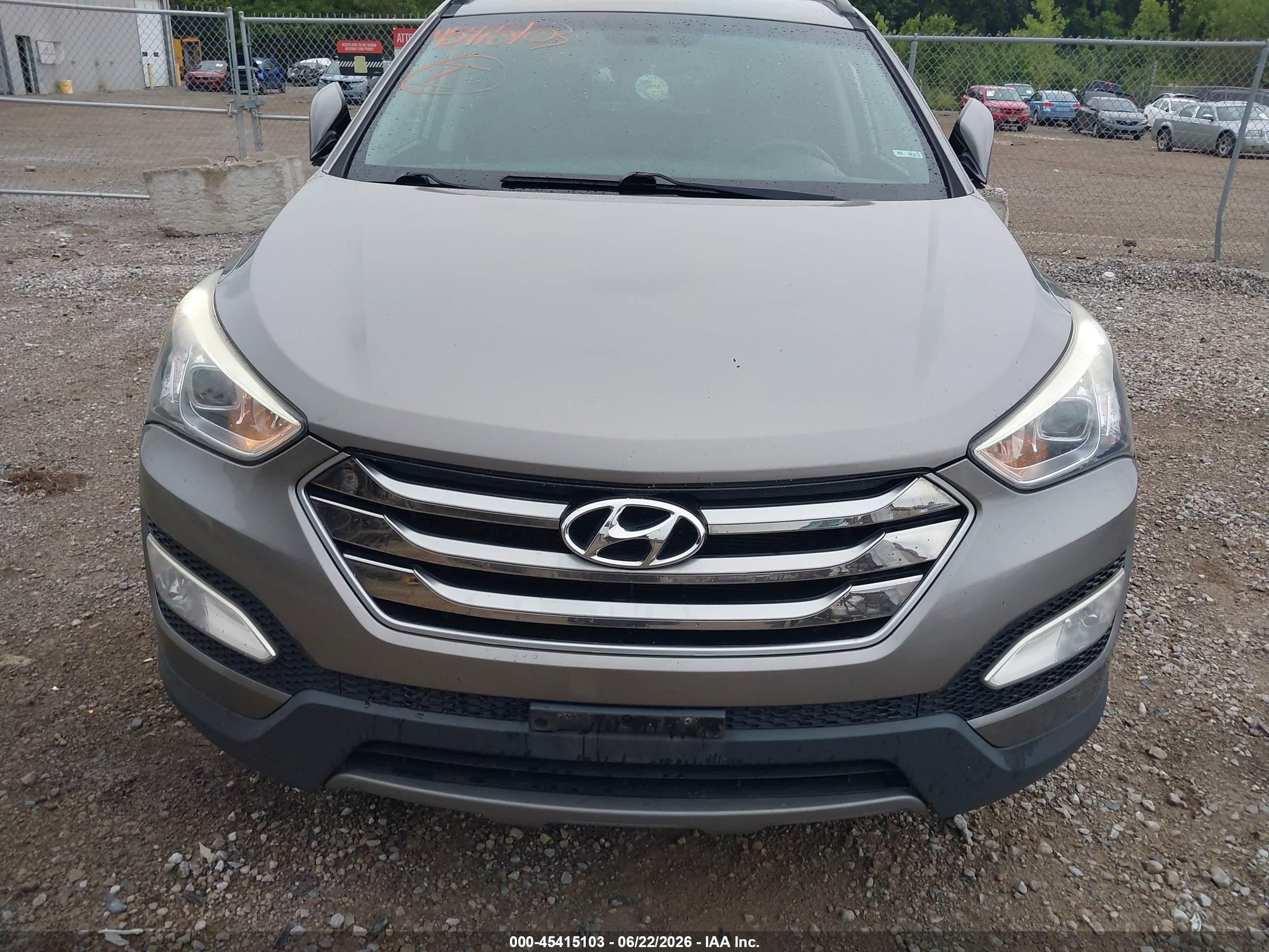 2015 Hyundai Santa Fe Sport 2.4l Gray vin: 5XYZUDLB2FG251010