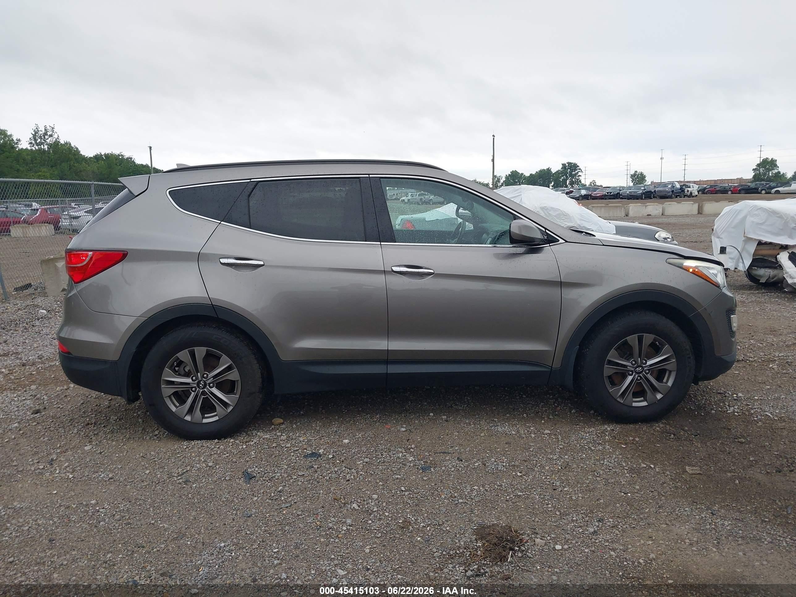 2015 Hyundai Santa Fe Sport 2.4l Gray vin: 5XYZUDLB2FG251010