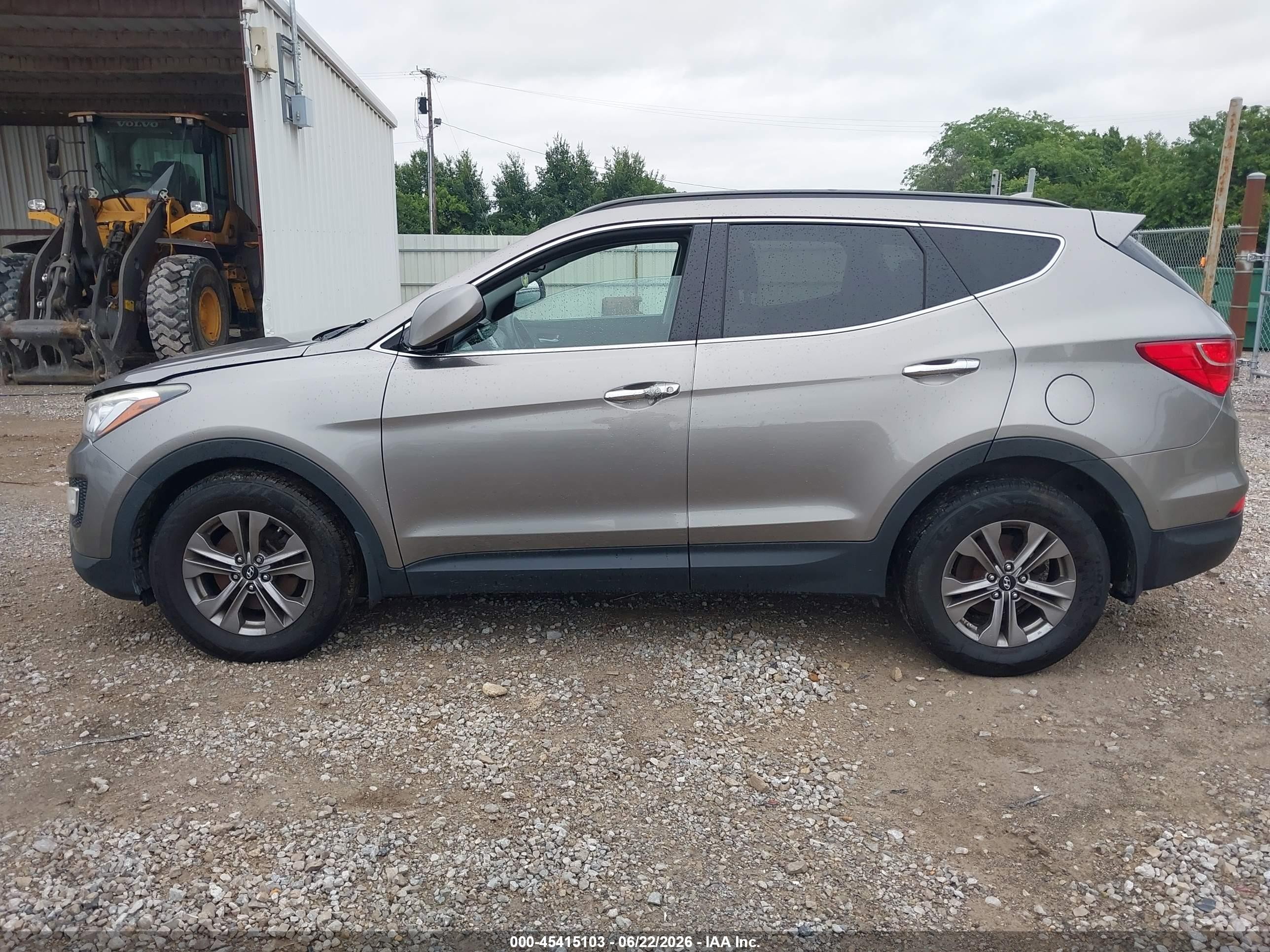 2015 Hyundai Santa Fe Sport 2.4l Gray vin: 5XYZUDLB2FG251010