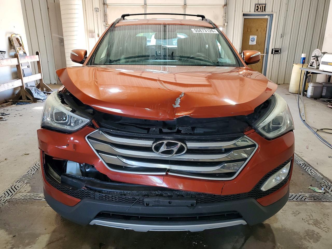 2015 Hyundai Santa Fe Sport 2.4l Orange vin: 5XYZUDLB2FG259303