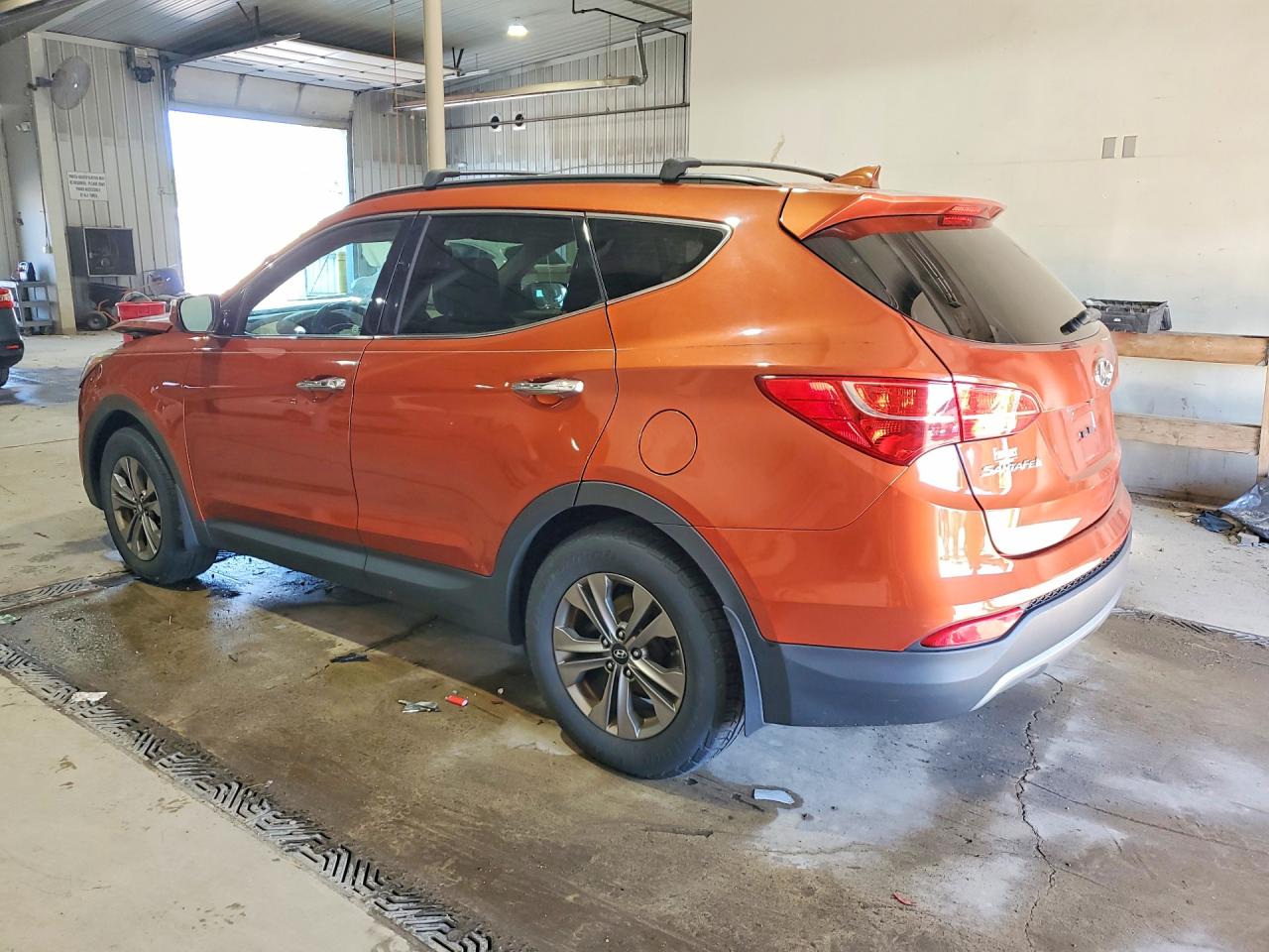2015 Hyundai Santa Fe Sport 2.4l Orange vin: 5XYZUDLB2FG259303