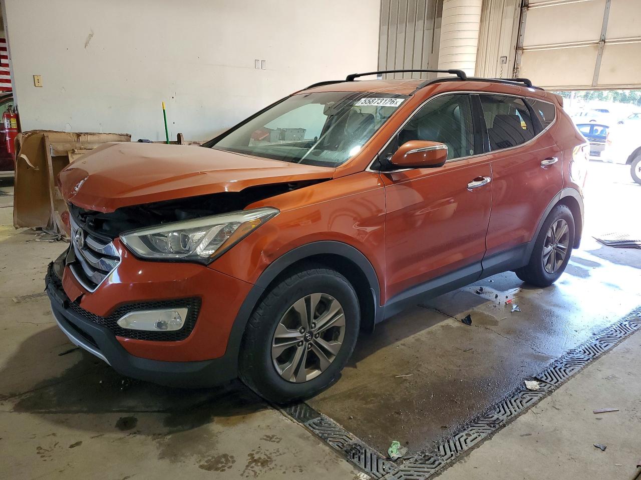 2015 Hyundai Santa Fe Sport 2.4l Orange vin: 5XYZUDLB2FG259303