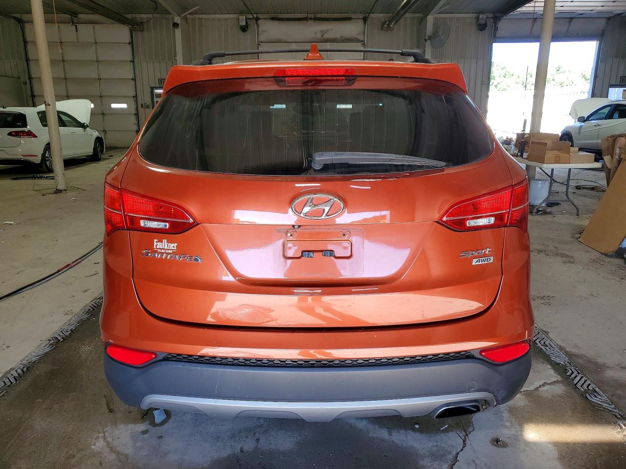 2015 Hyundai Santa Fe Sport 2.4l Orange vin: 5XYZUDLB2FG259303