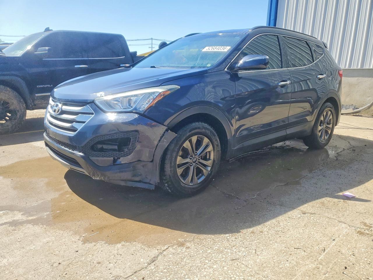 2015 Hyundai Santa Fe Sport 2.4l Blue vin: 5XYZUDLB2FG285898
