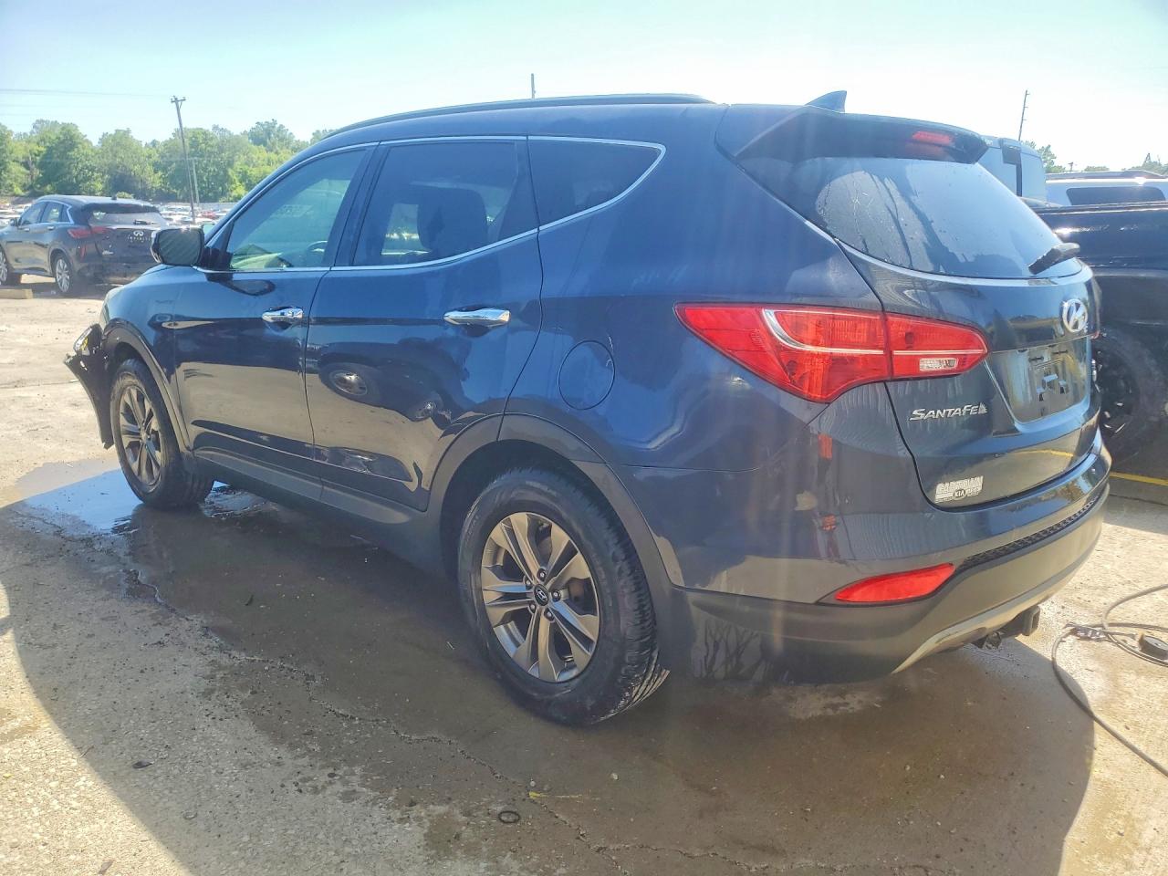 2015 Hyundai Santa Fe Sport 2.4l Blue vin: 5XYZUDLB2FG285898
