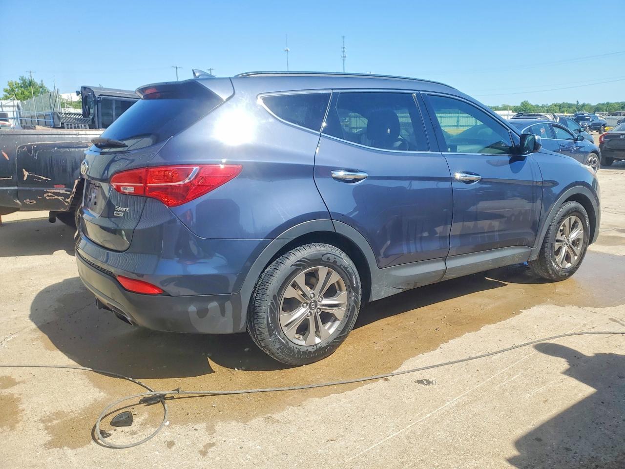 2015 Hyundai Santa Fe Sport 2.4l Blue vin: 5XYZUDLB2FG285898